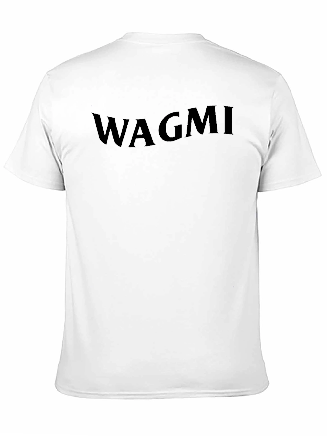 Black WAGMI Graphic Tee - Stylish Black Cotton T-Shirt view 11