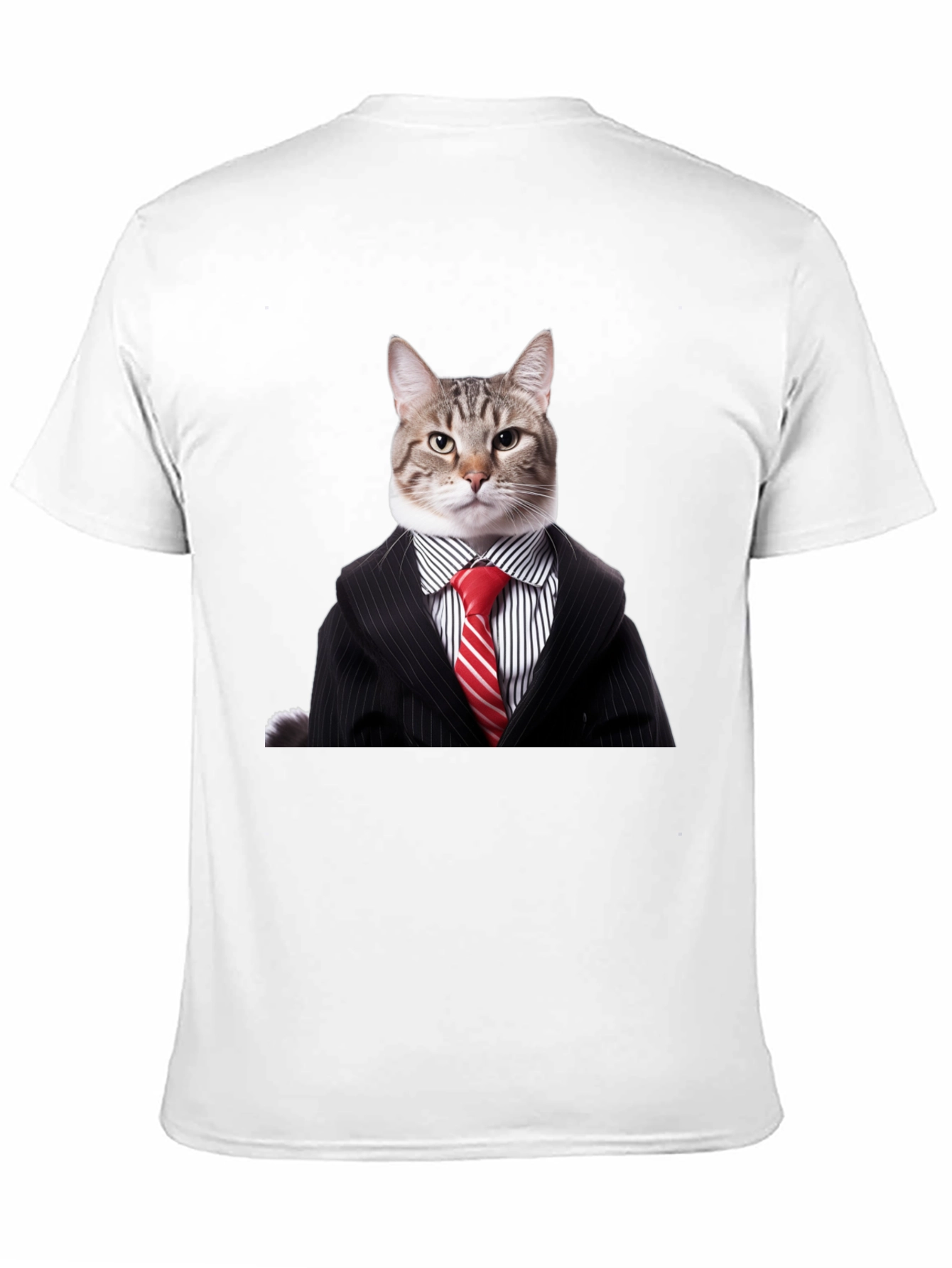 Black Cat Suit T-Shirt - Funny Feline Fashion view 11
