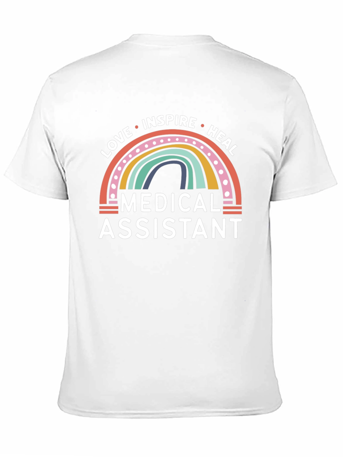 Medical Assistant Rainbow Graphic T-Shirt - 11
