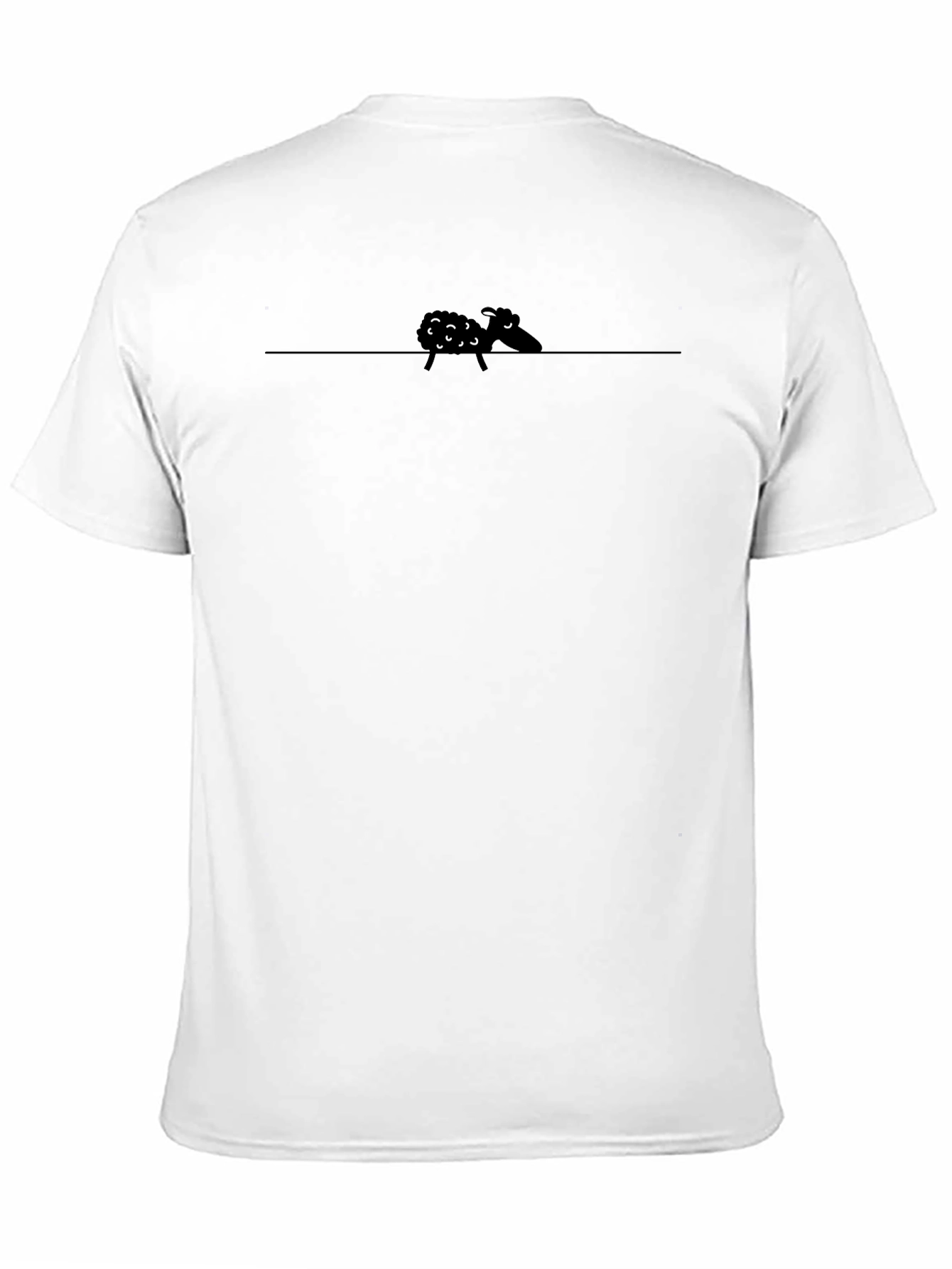 Black Black Sheep T-Shirt - Quirky Graphic Tee view 11