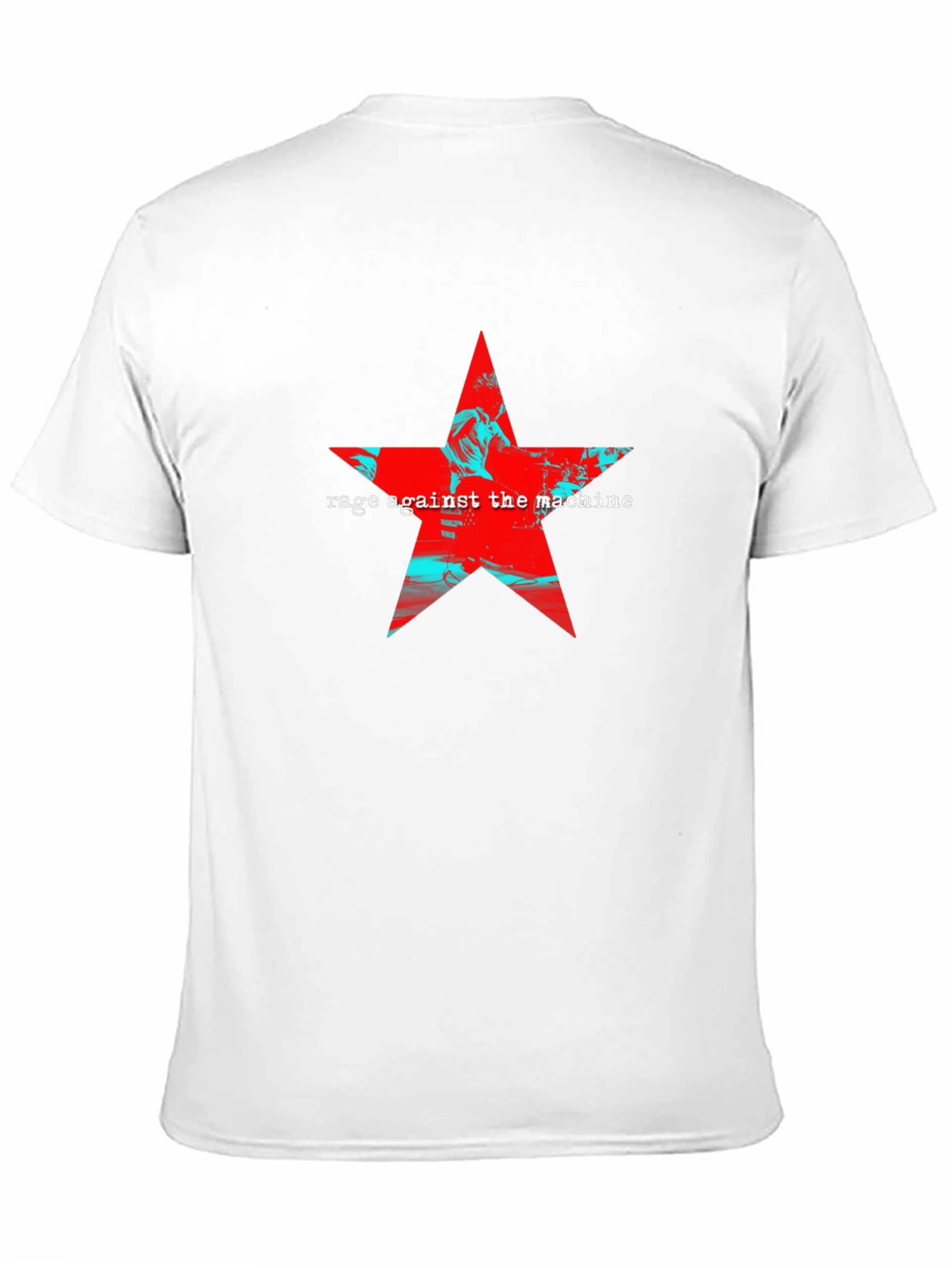 Black Rage Against the Machine Star Graphic Black T-Shirt view 11