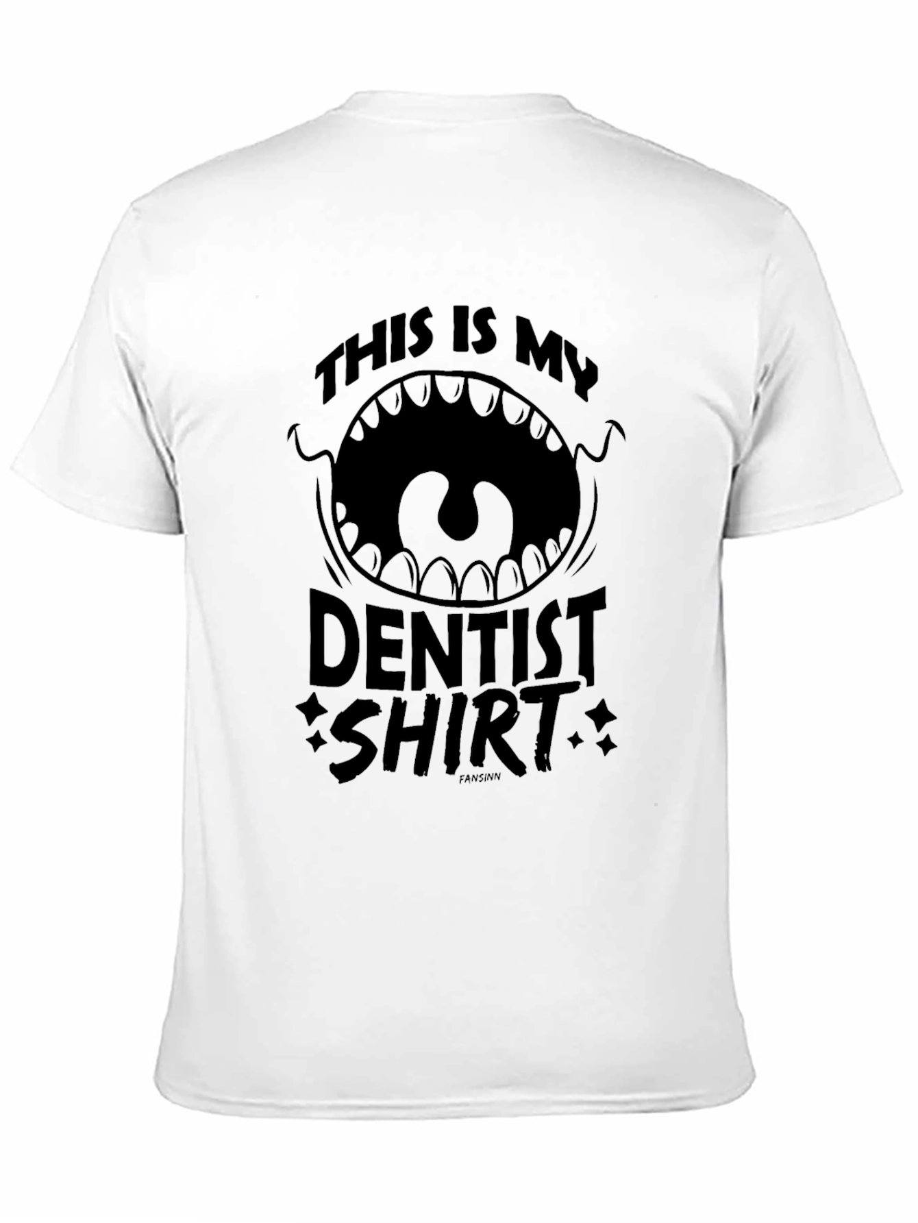 Black This is My Dentist Shirt - Funny Graphic Tee view 11