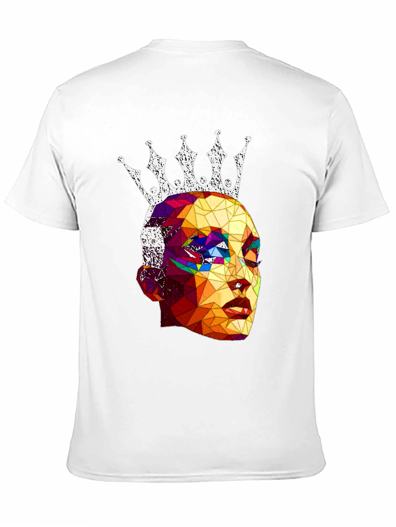 Black Geometric Queen Graphic T-Shirt - Stylish Unisex Tee view 11