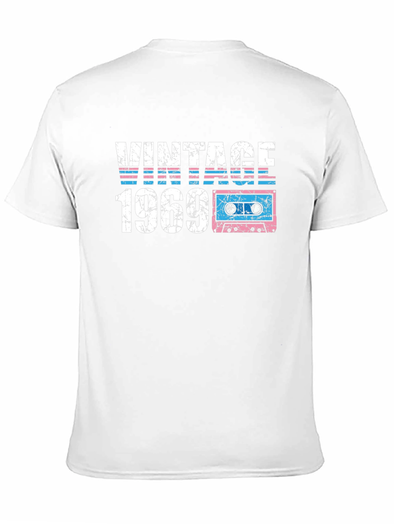 Black Vintage 1969 Cassette Tape T-Shirt view 11