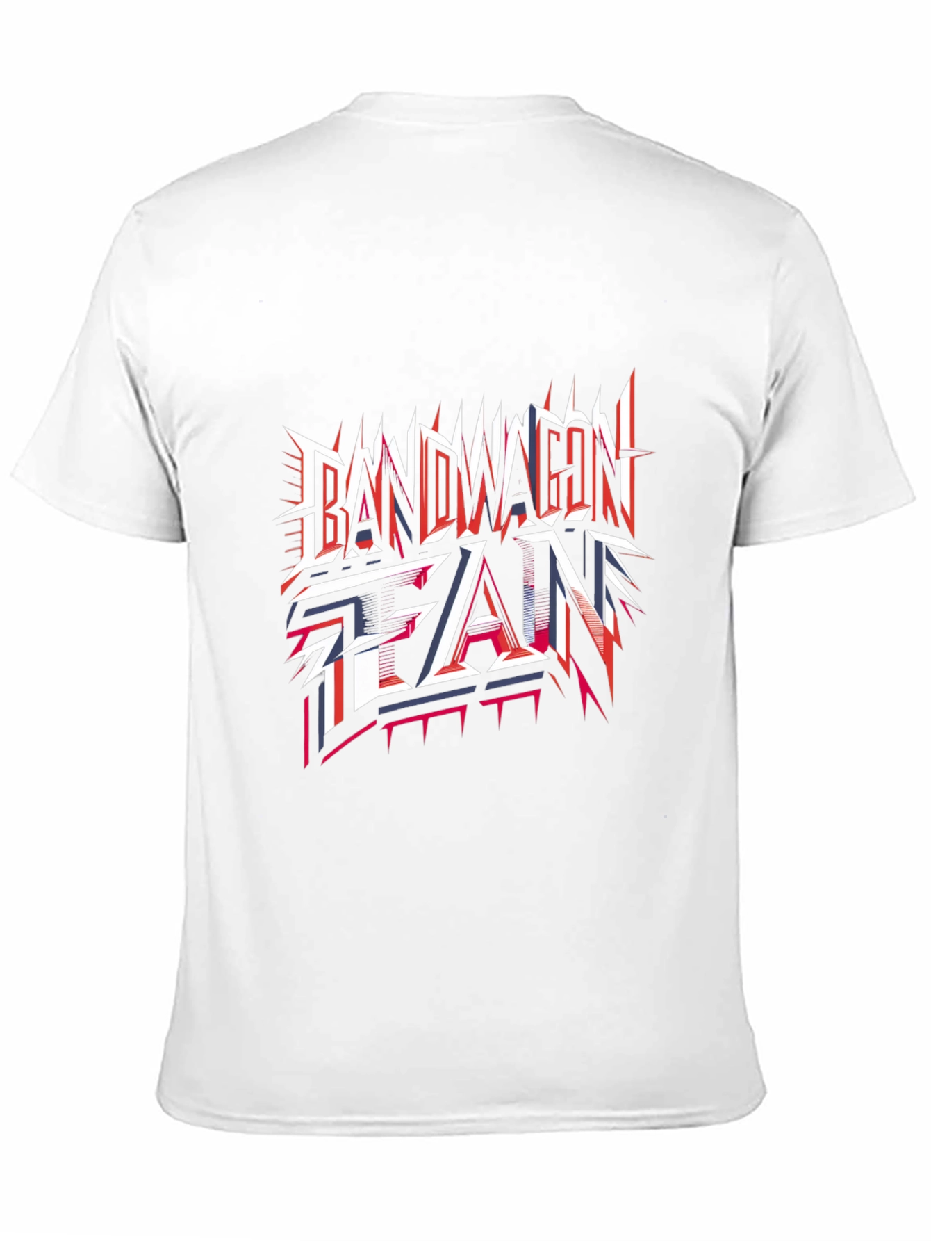 Black Bandwagon Fan Graphic Tee - Black Cotton T-Shirt view 11