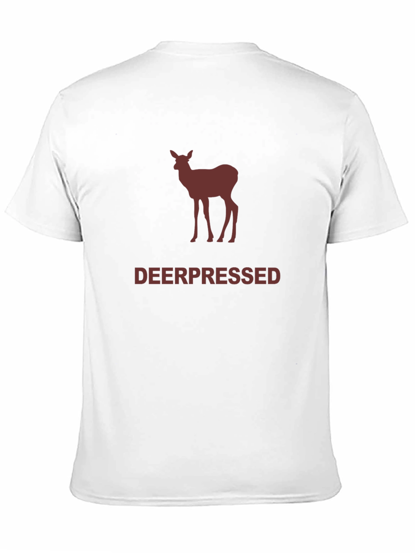 Black Deerpessed Men's Black Graphic T-Shirt view 11