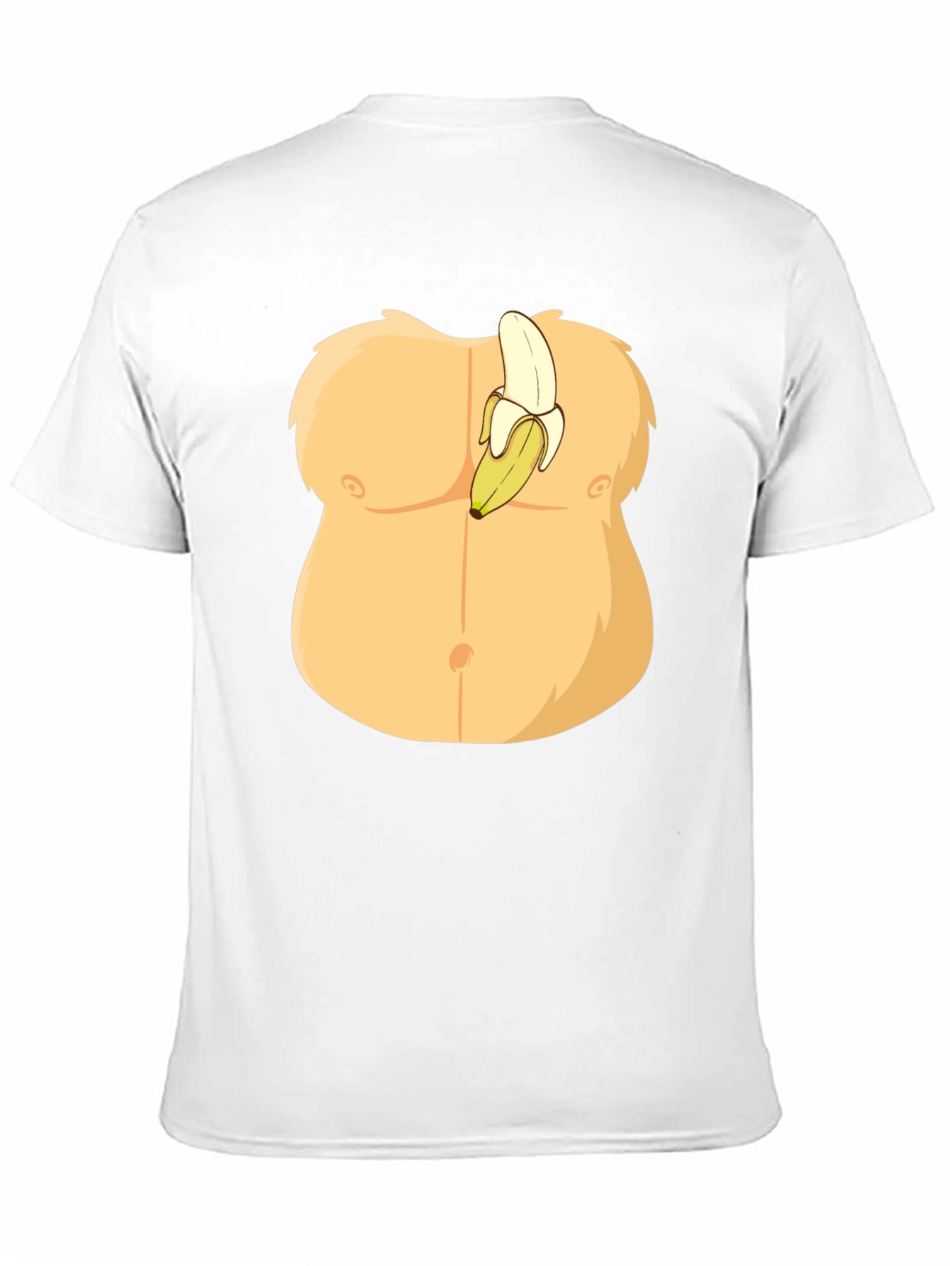 Black Funny Banana Abs Graphic T-Shirt view 11