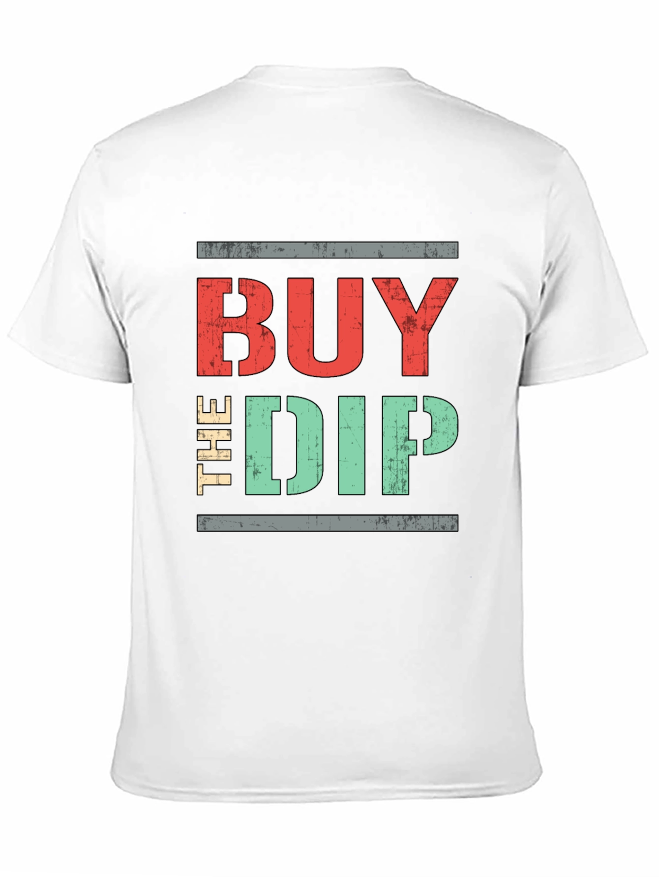 Black Buy The Dip Graphic Tee - Stock Market T-Shirt view 11