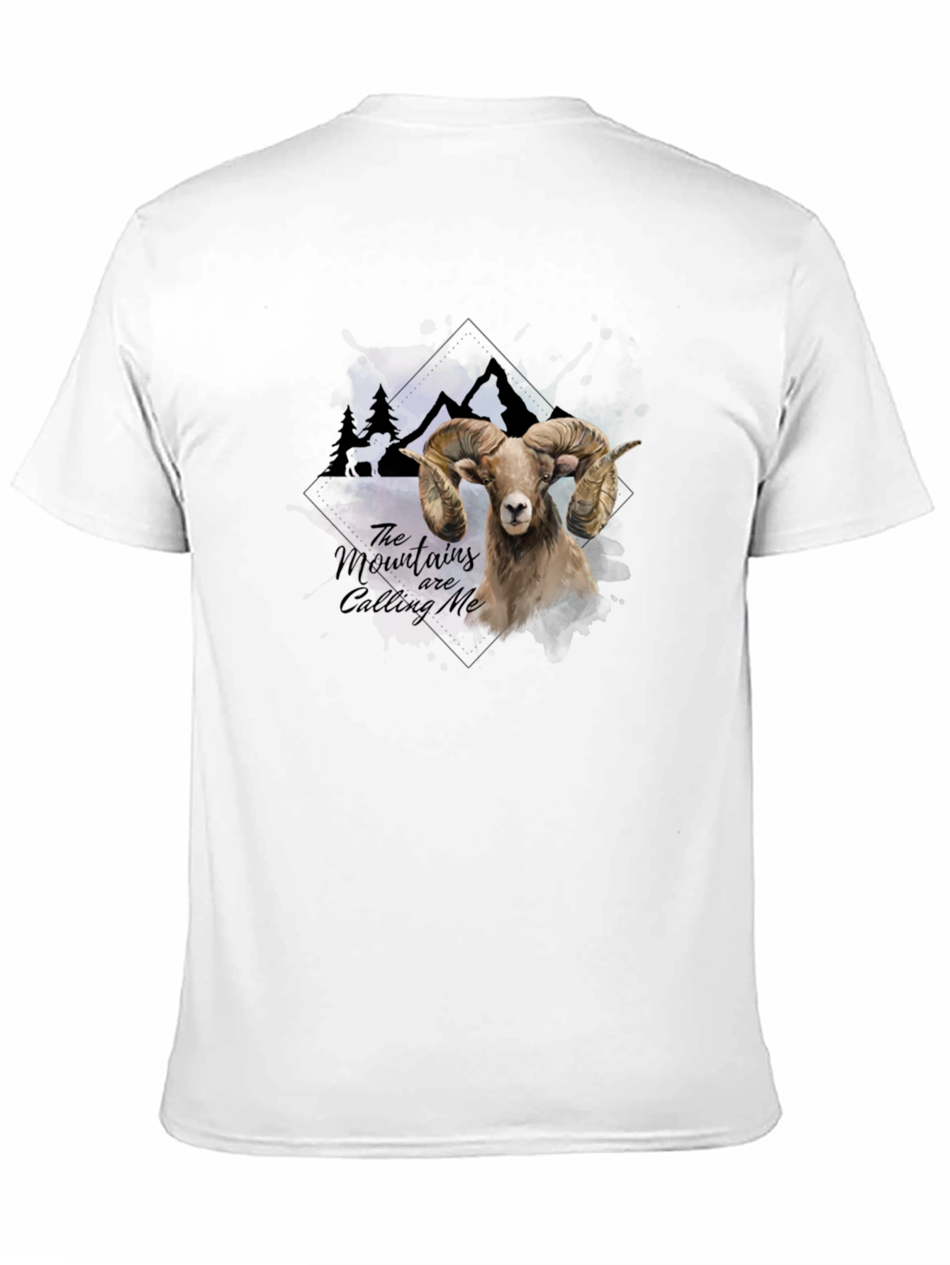 Black Mountains are Calling Me Ram Graphic Tee view 11