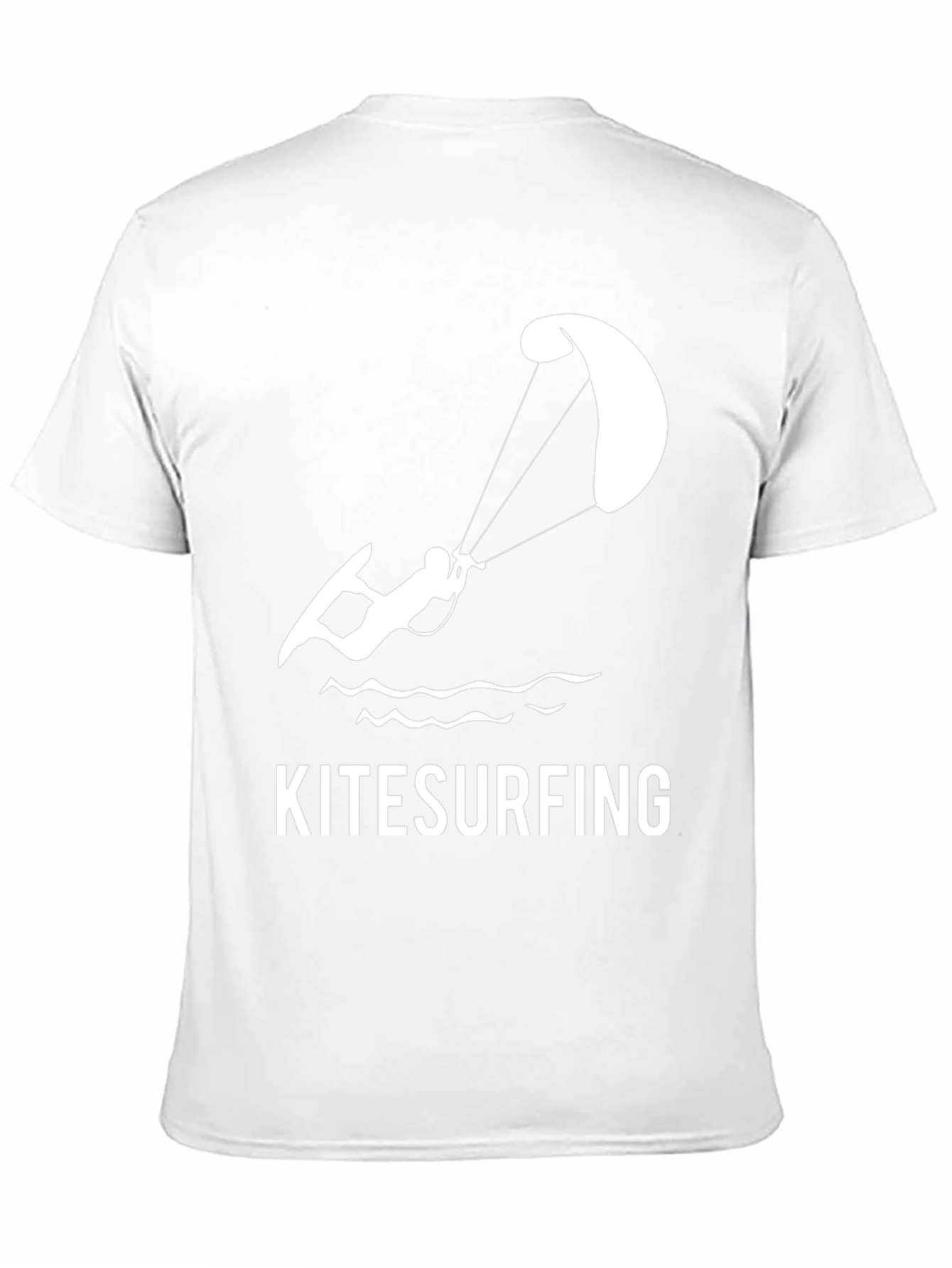 Black Kitesurfing Graphic Tee - Stylish Water Sports Apparel view 11