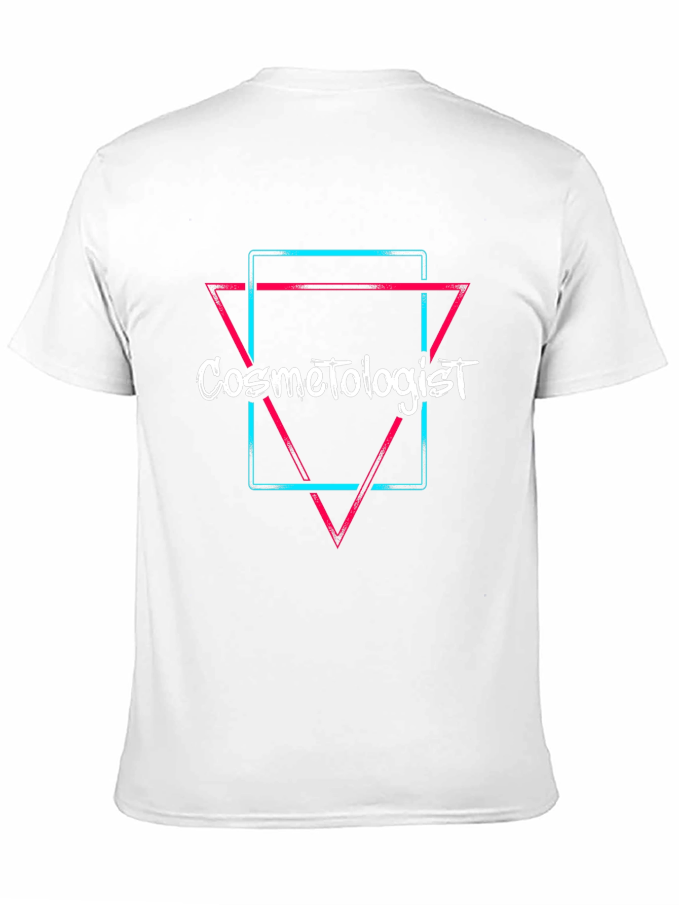 Black Cosmetologist Neon Graphic T-Shirt - Black view 11