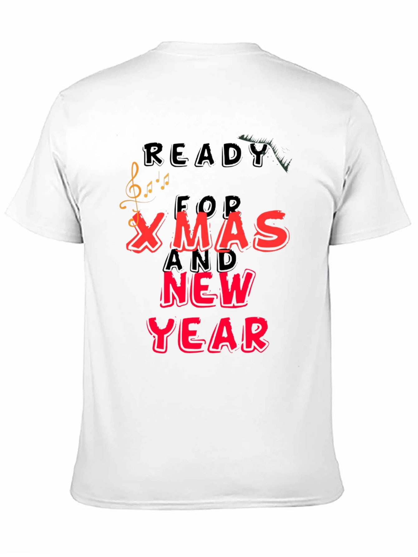 Black Ready For Xmas And New Year T-Shirt view 11