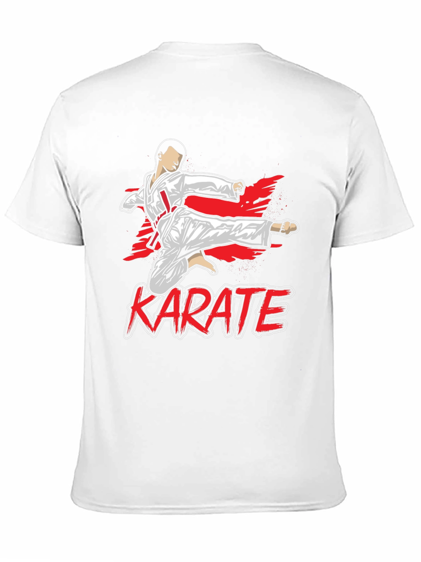Black Karate Kick Graphic T-Shirt - Martial Arts Tee view 11