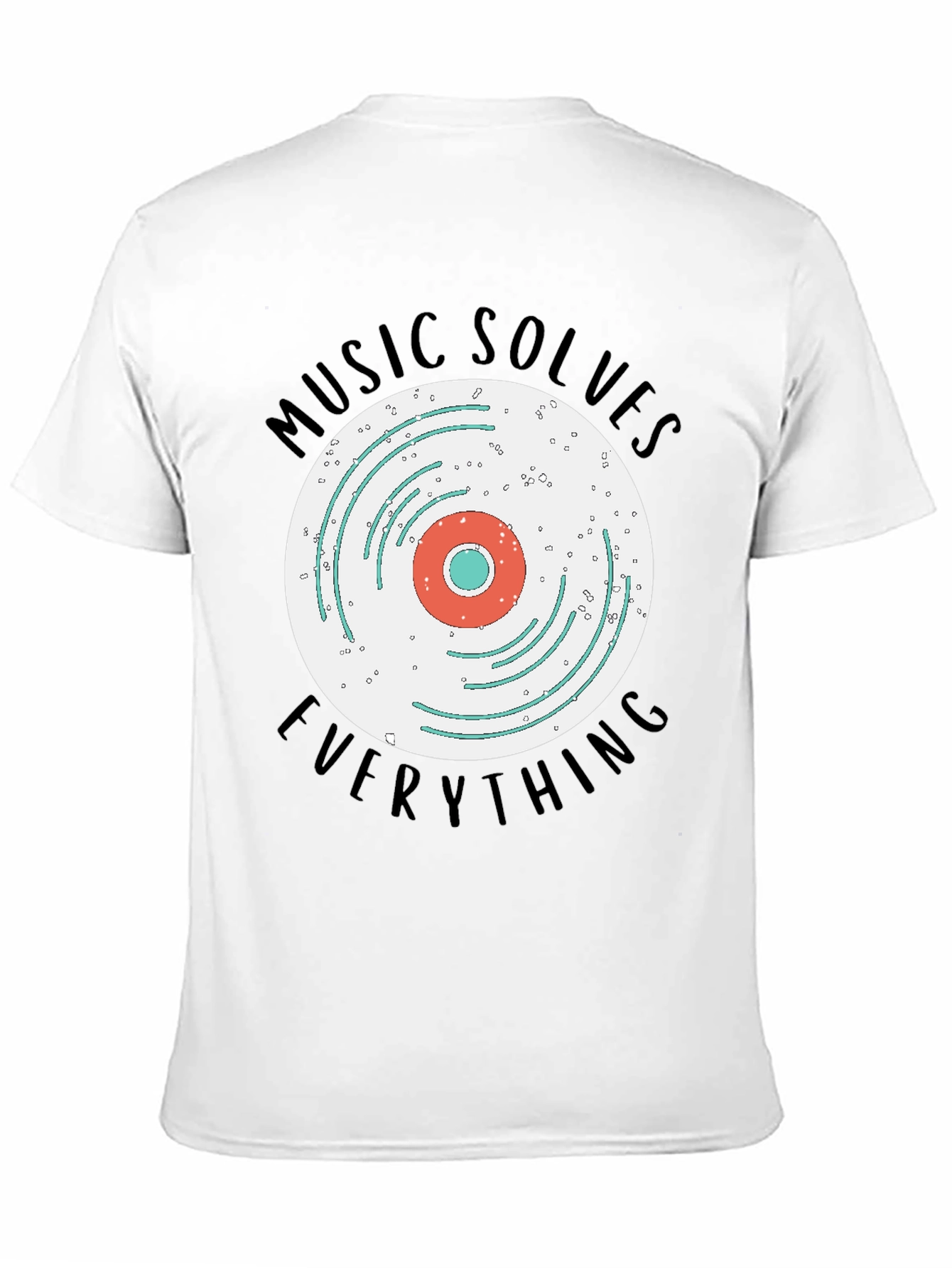Black Music Solves Everything Graphic Tee view 11