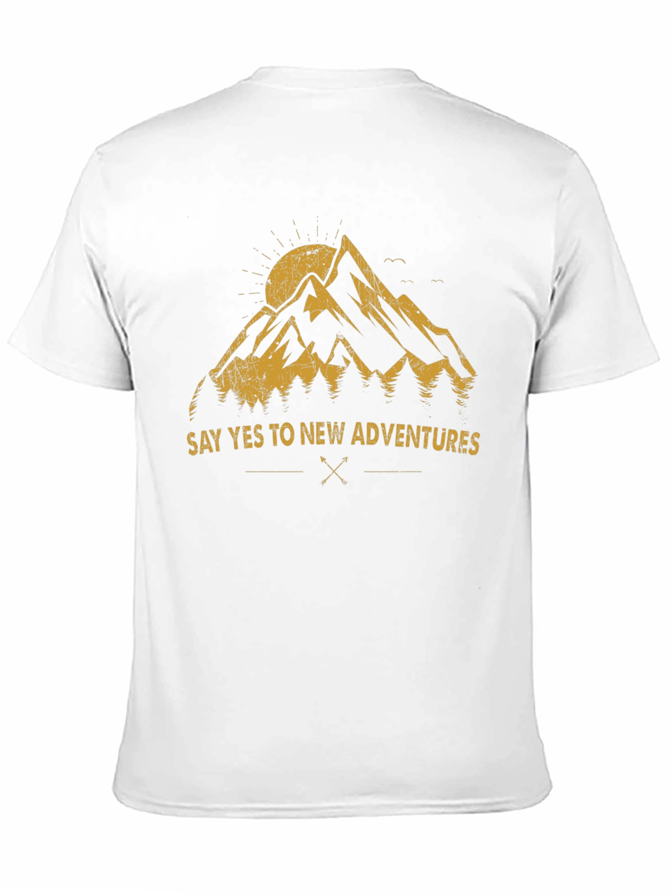 Black Adventure Awaits Graphic Tee view 11