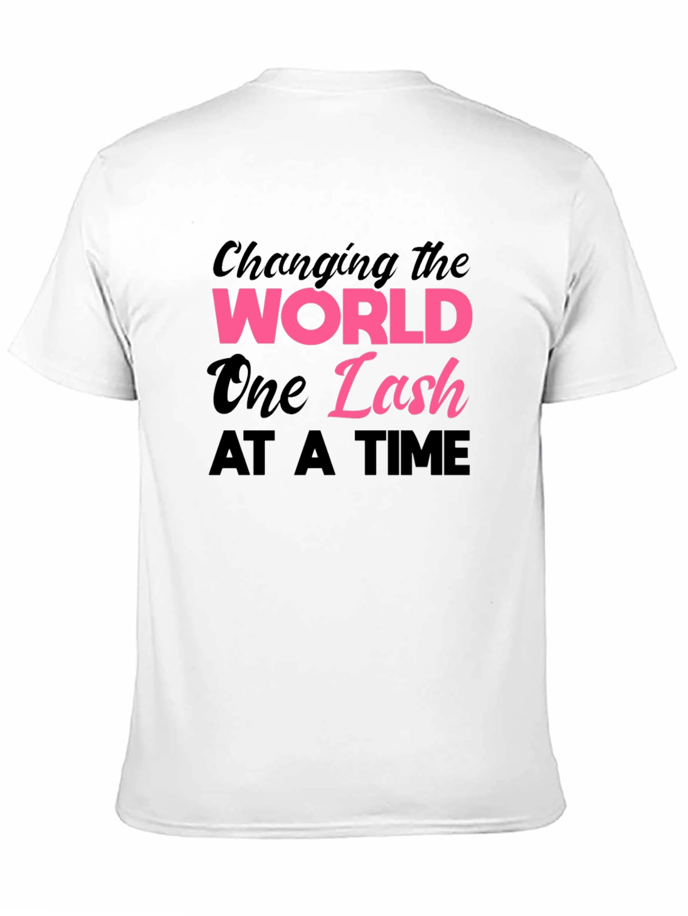 Black Changing the World One Lash at a Time T-Shirt view 11