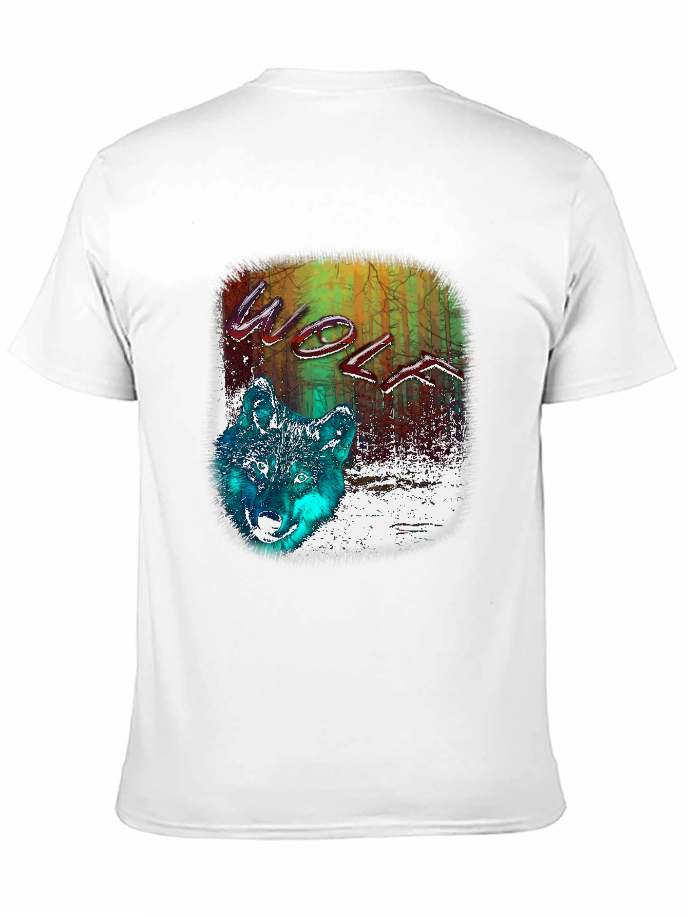 Black Wolf Graphic Tee - Nature Inspired T-Shirt view 11