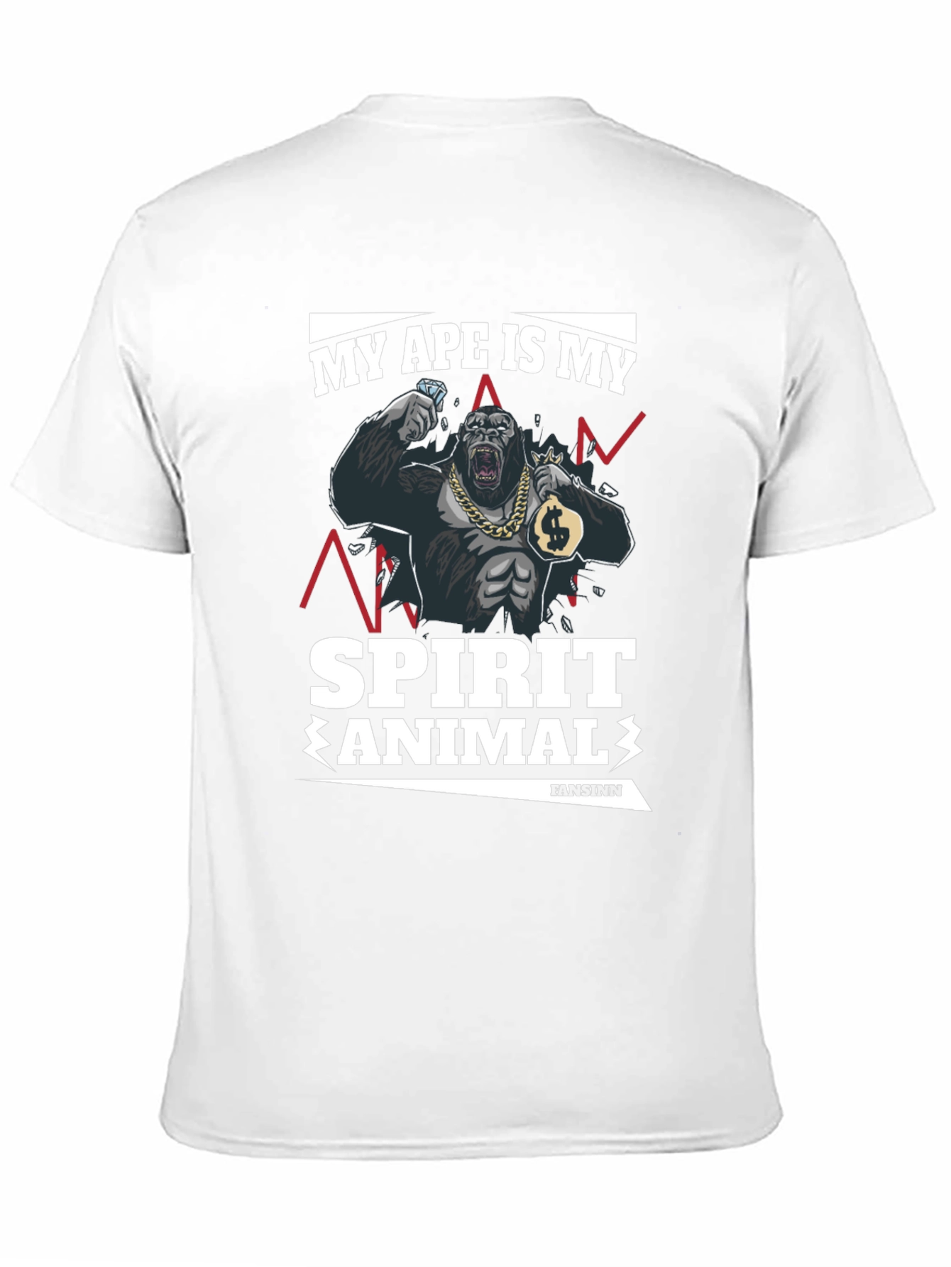 Black Ape Spirit Animal Graphic T-Shirt view 11