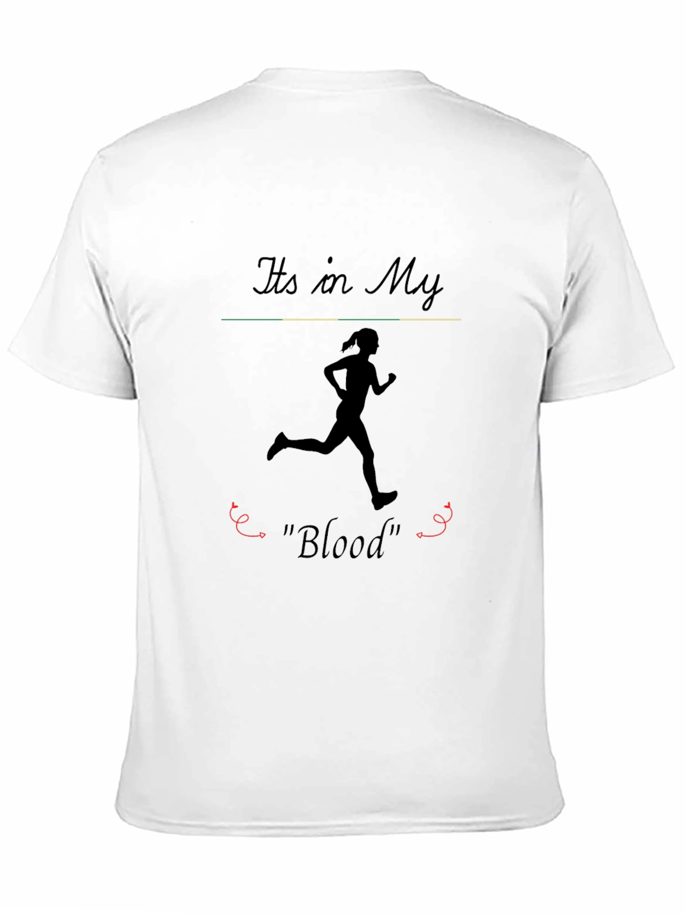 Black Running Is In My Blood T-Shirt view 11