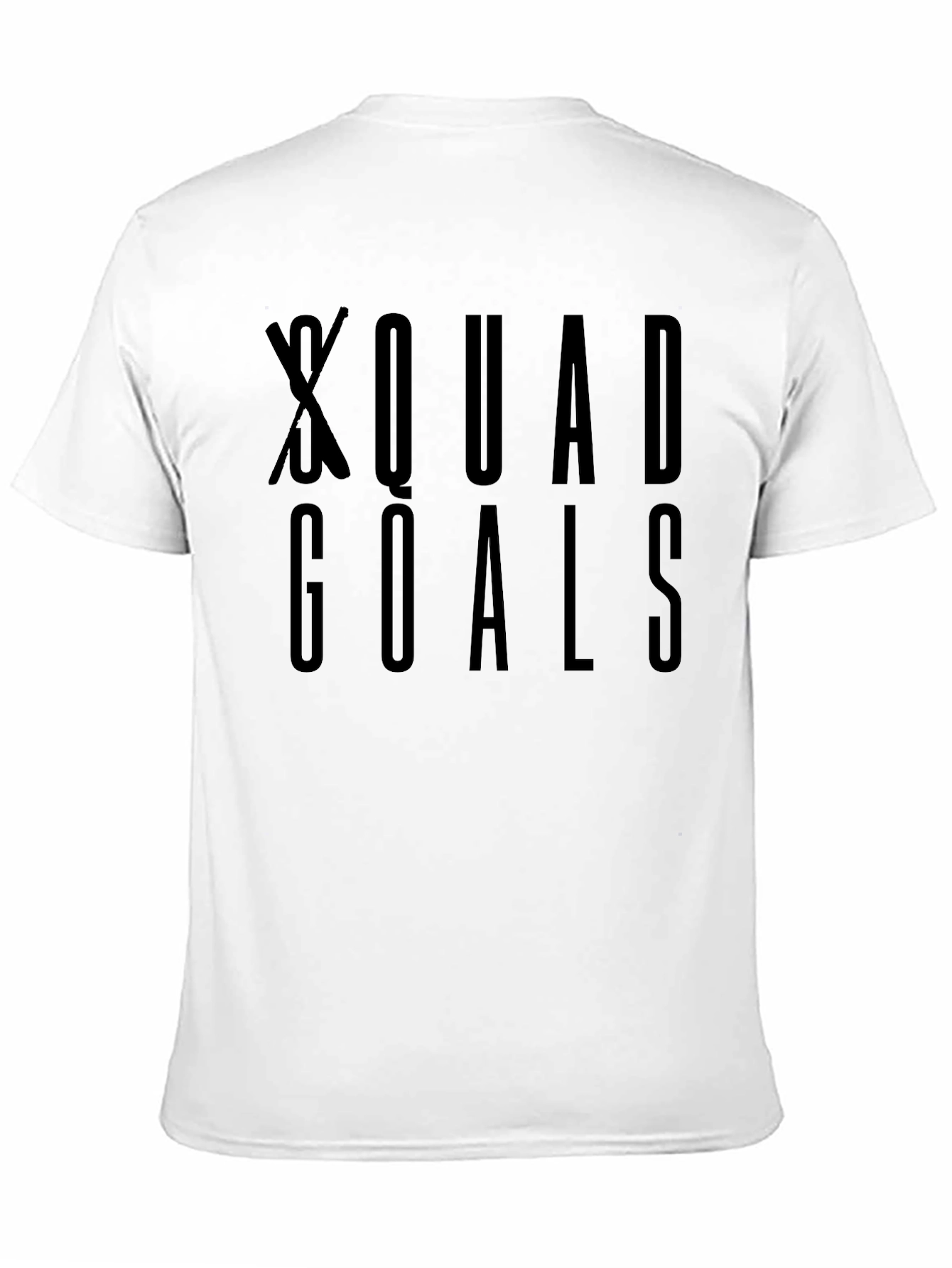 Black Squad Goals Black Crewneck T-Shirt view 11