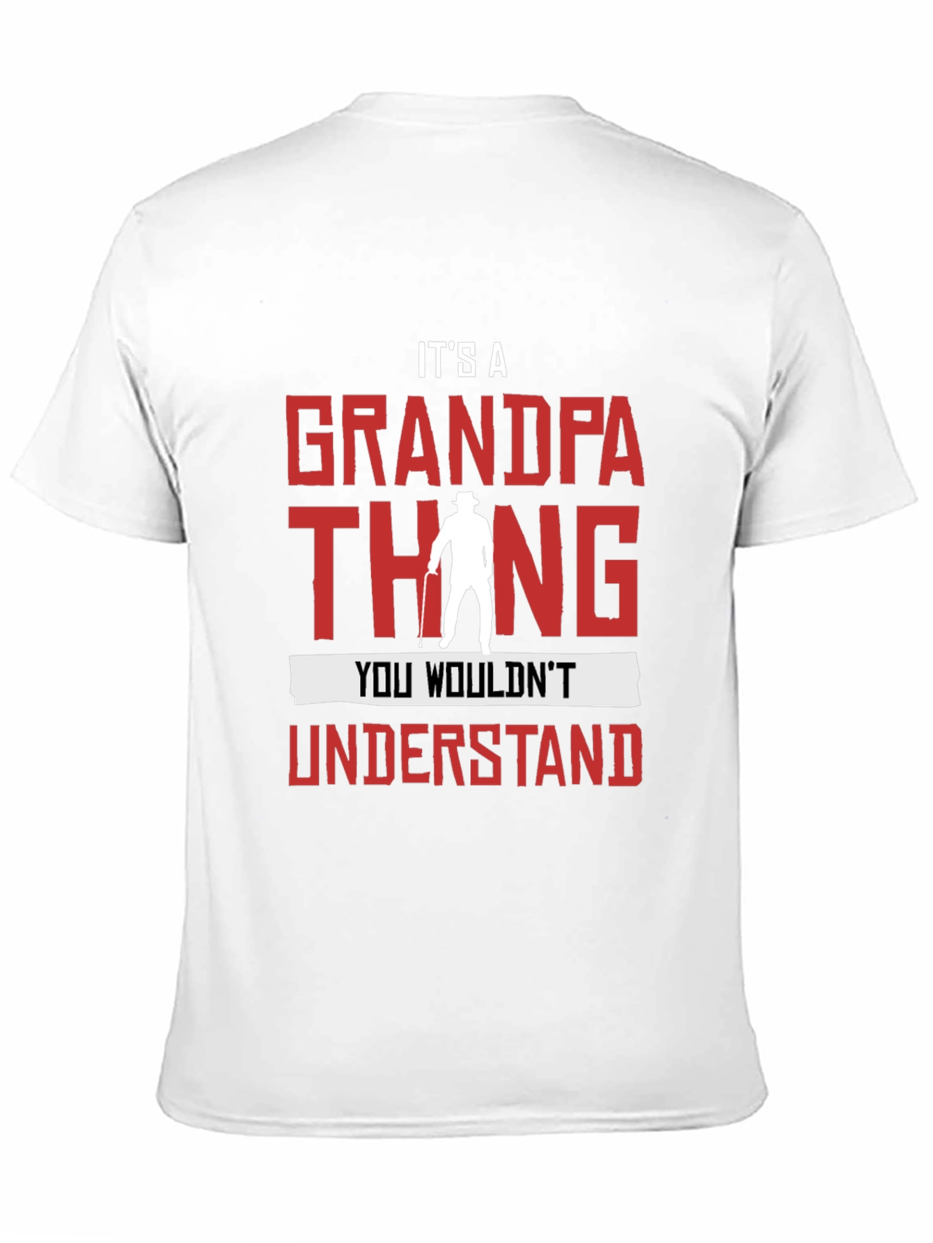 Black It's A Grandpa Thing T-Shirt view 11