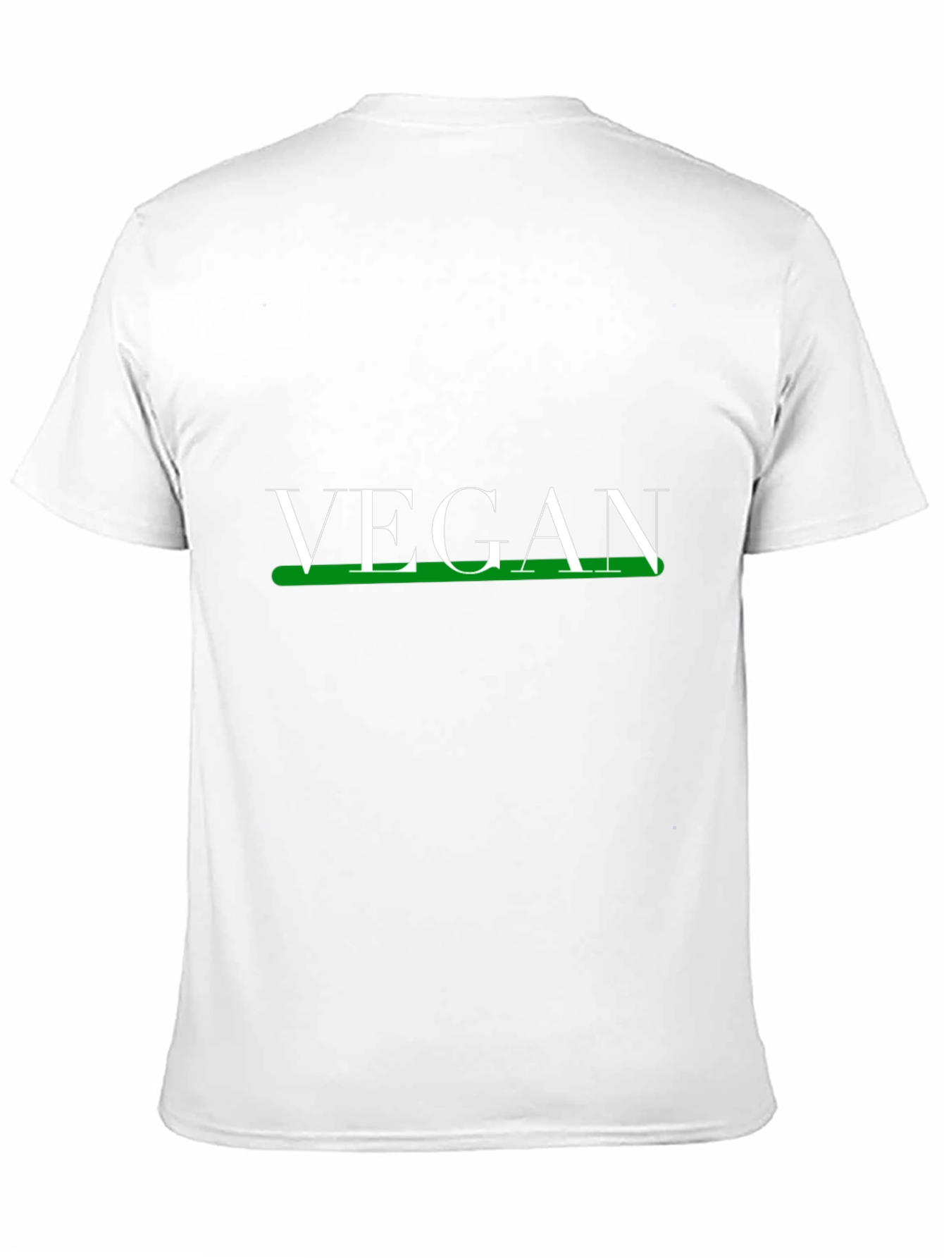 Black Vegan Graphic Tee - Black Cotton Blend view 11