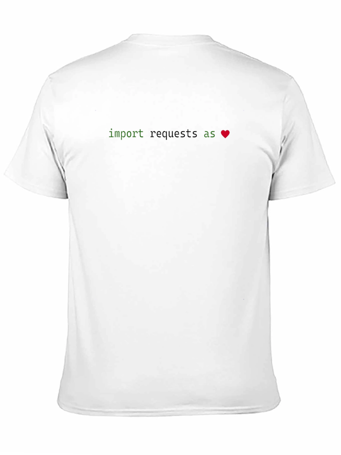 Black Coding Humor T-Shirt - Import Requests with Love! view 11