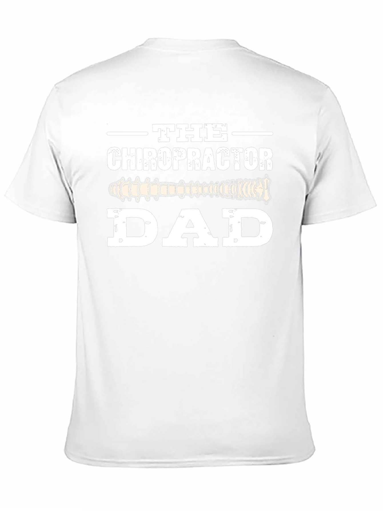 Black Chiropractor Dad T-Shirt - Gift for Chiropractic Fathers view 11