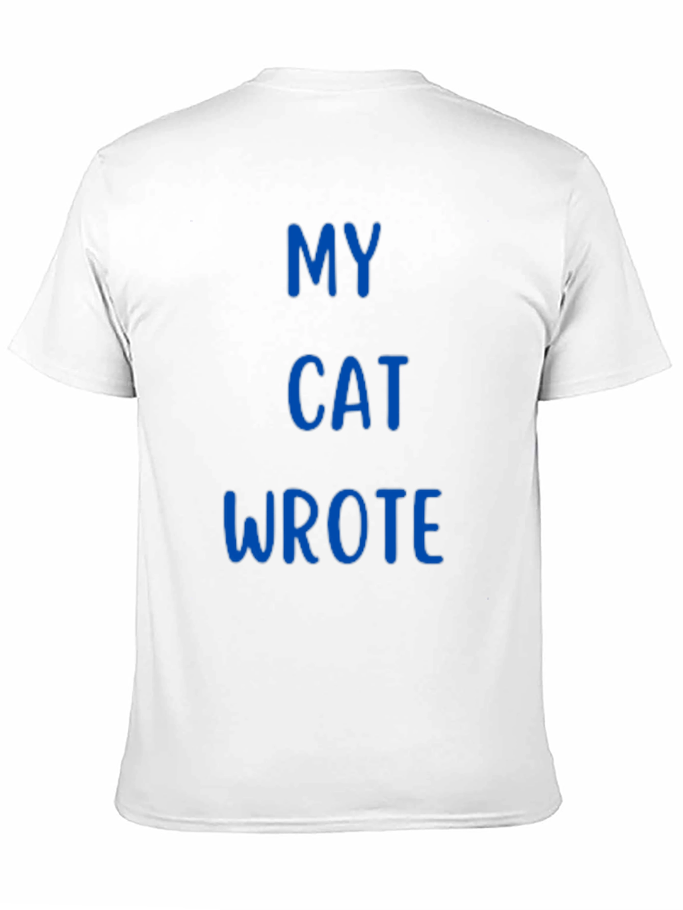 Black My Cat Wrote - Novelty T-Shirt view 11