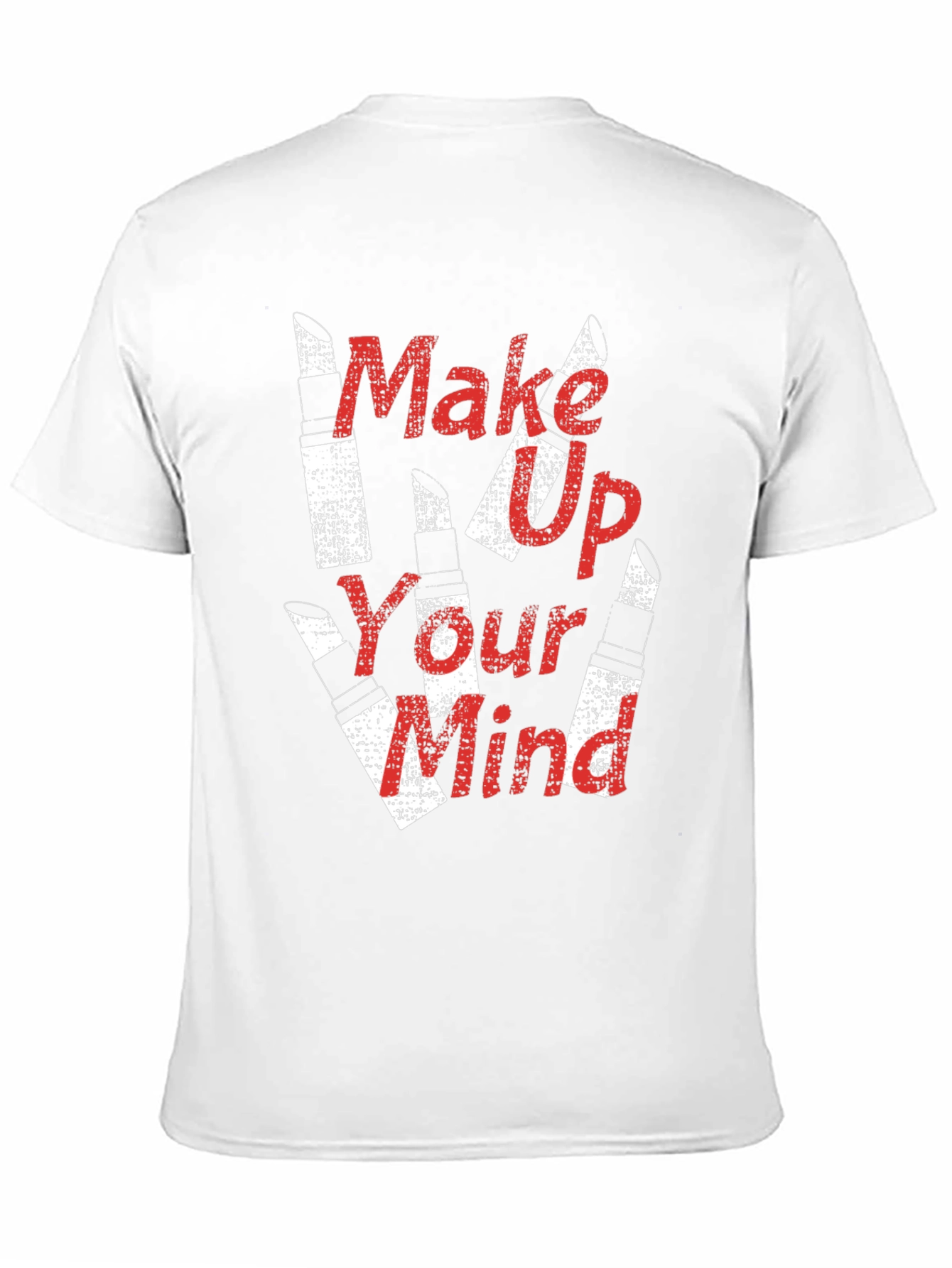 Black Make Up Your Mind Graphic Tee view 11