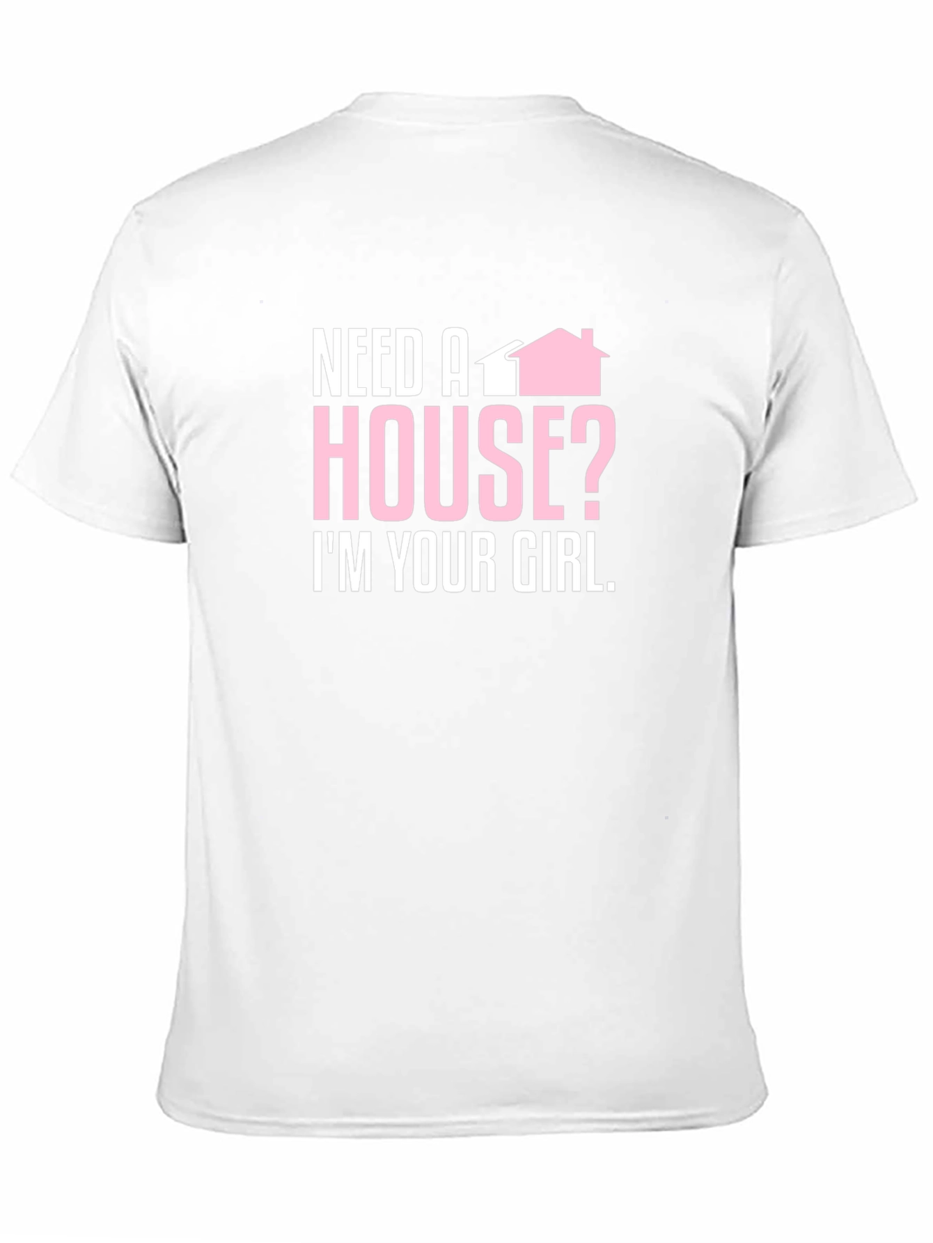 Black Need a House? Black Graphic Tee view 11