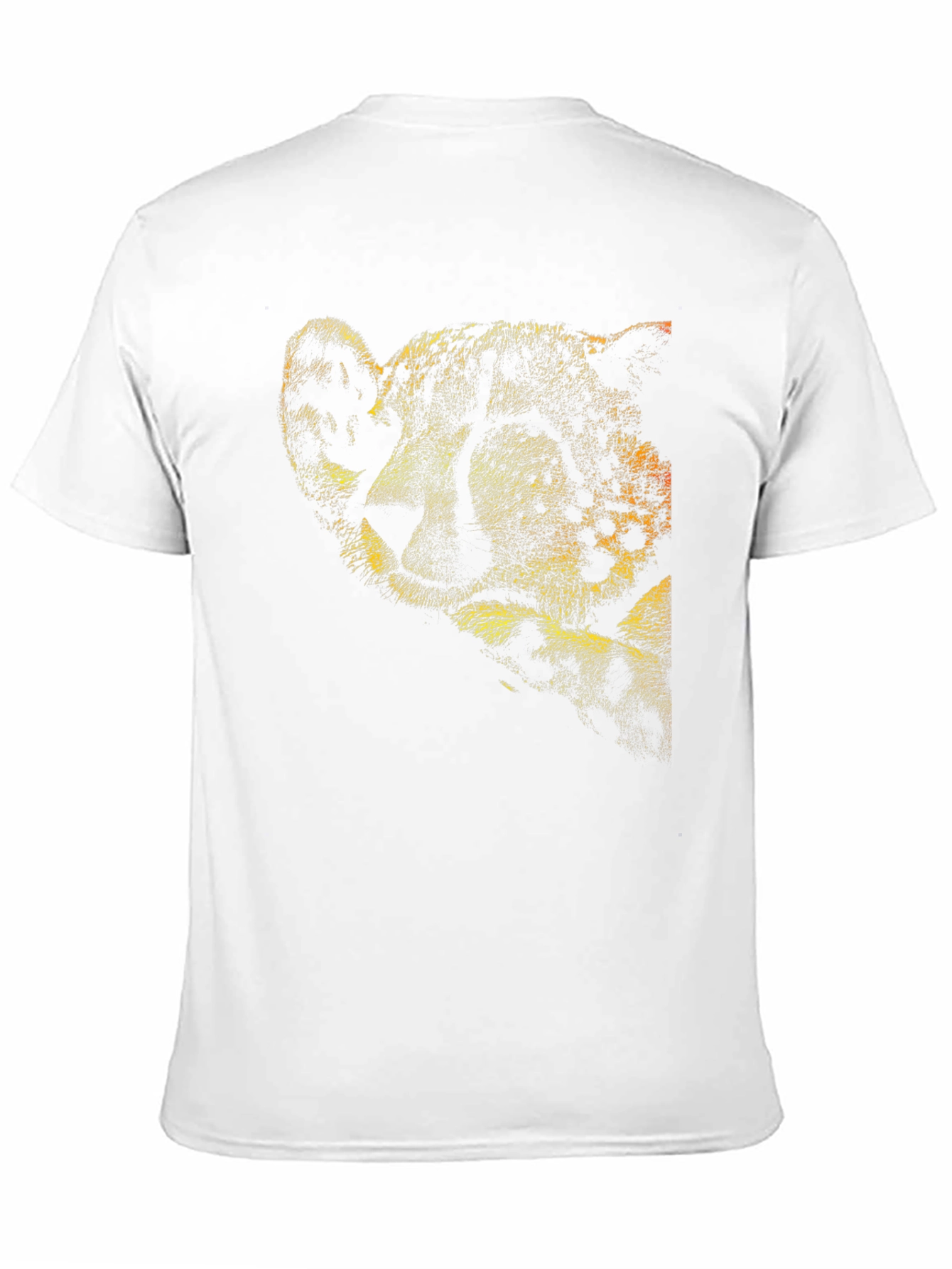 Black Cheetah Print Crew Neck T-Shirt view 11