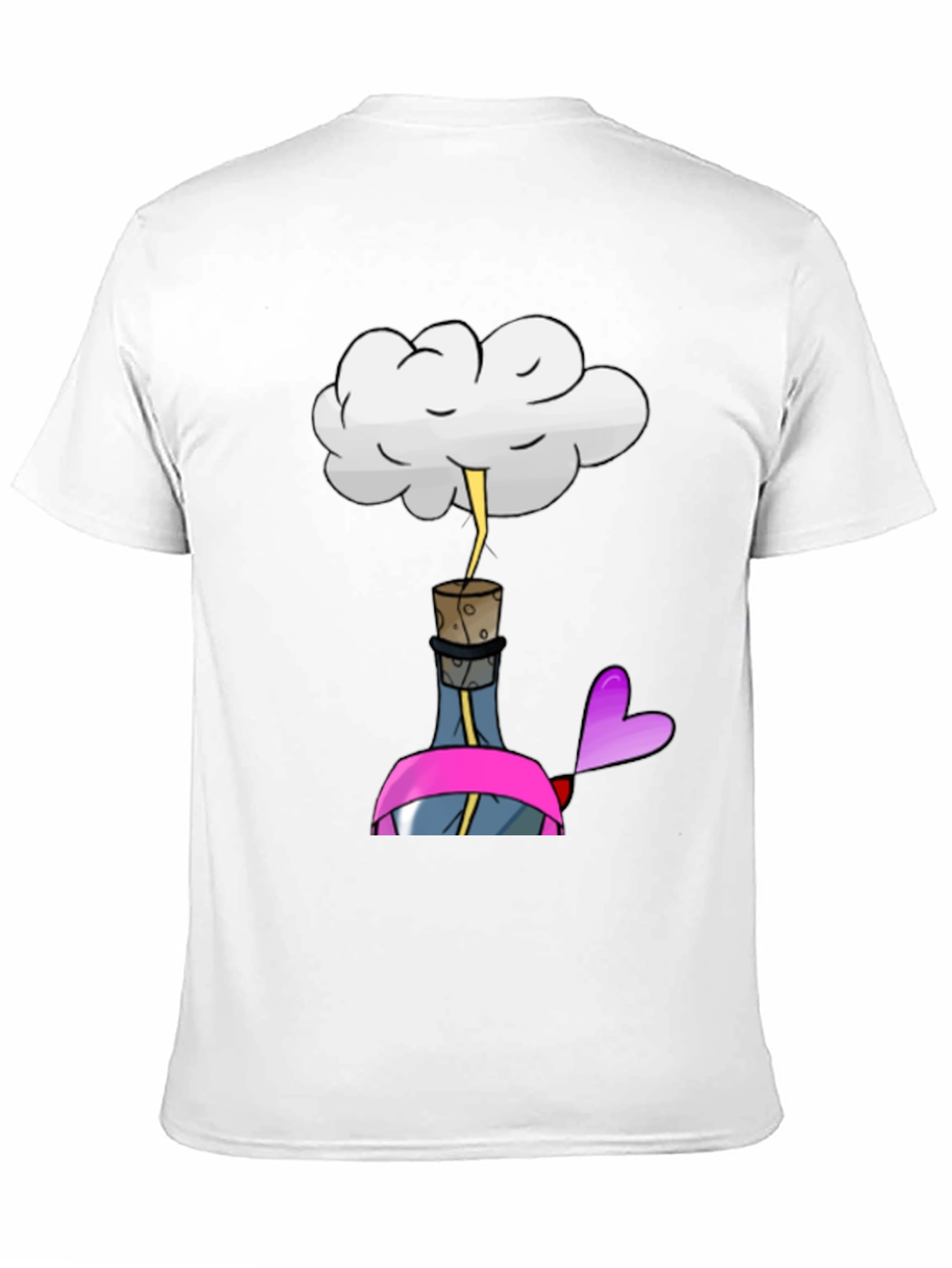Black Cloud Lightning in a Bottle Black T-Shirt view 11