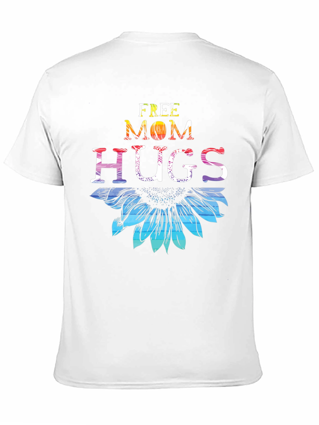 Black Free Mom Hugs Sunflower T-Shirt view 11