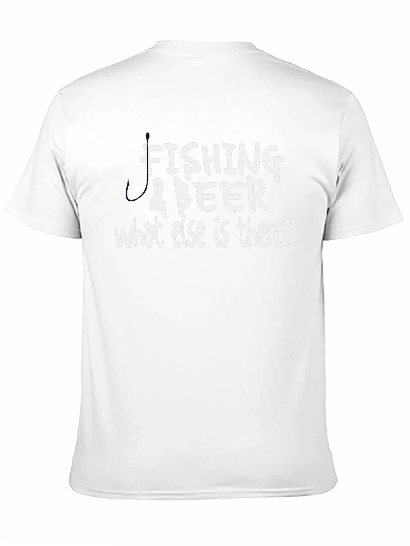 Black Fishing & Beer T-Shirt - Funny Graphic Tee view 11