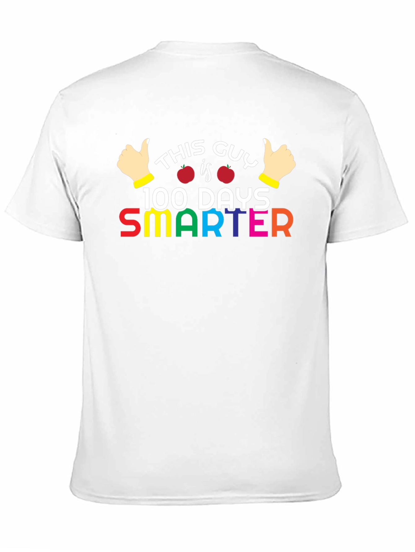 Black 100 Days Smarter T-Shirt - Teacher & Student Apparel view 11