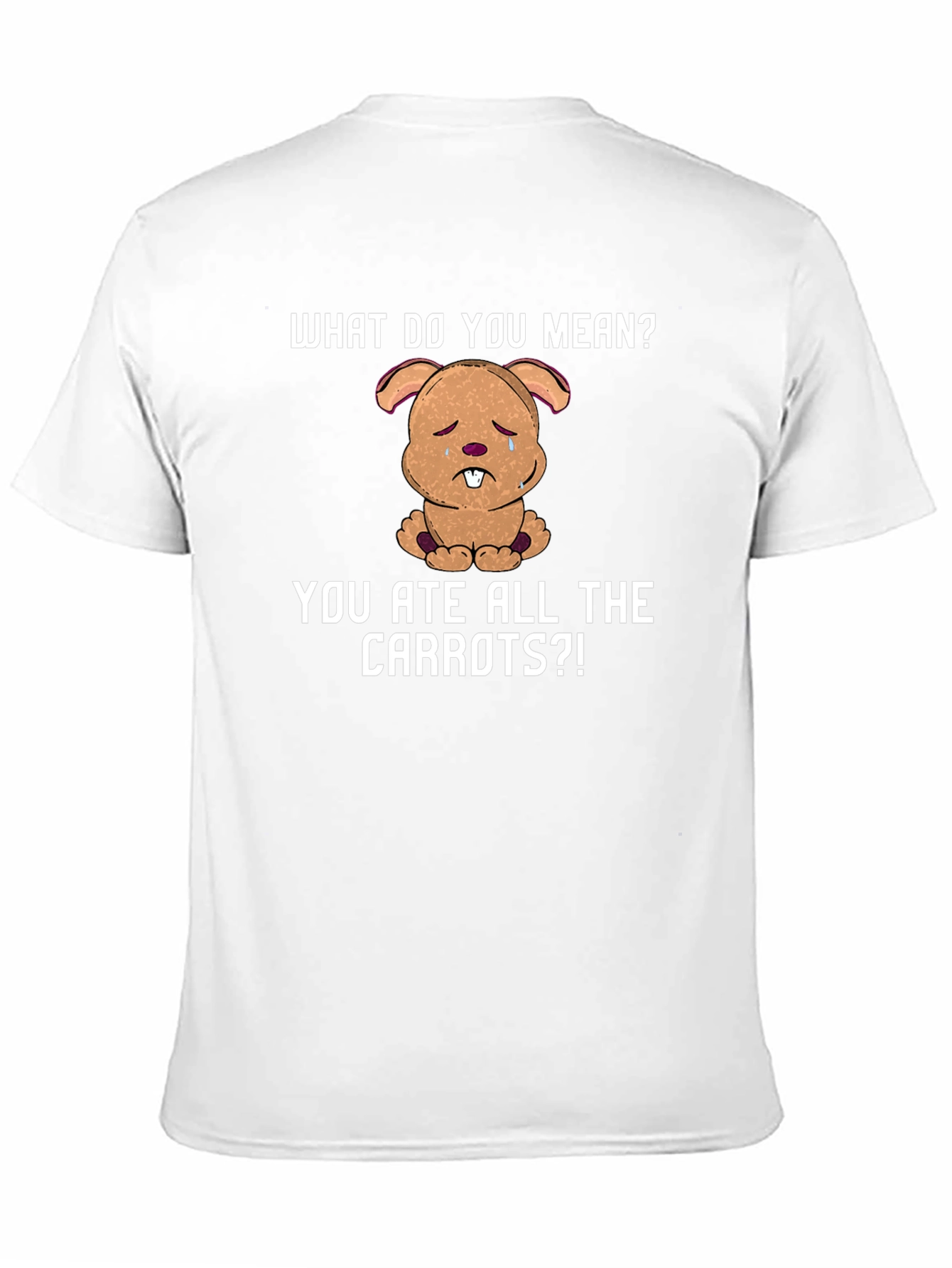 Black Sad Bunny Carrots T-Shirt view 11