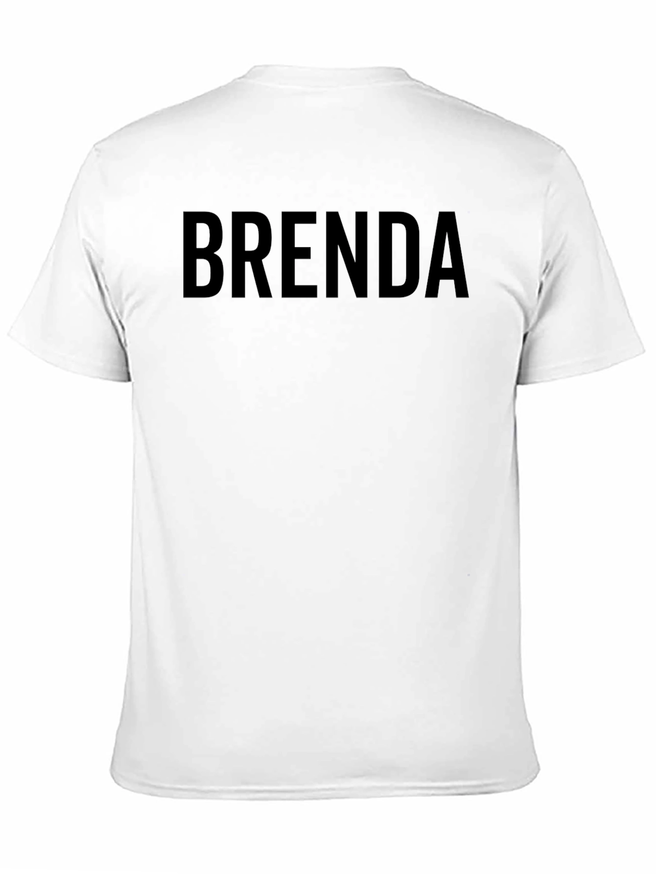 Black Brenda Tee - Personalized Black T-Shirt view 11