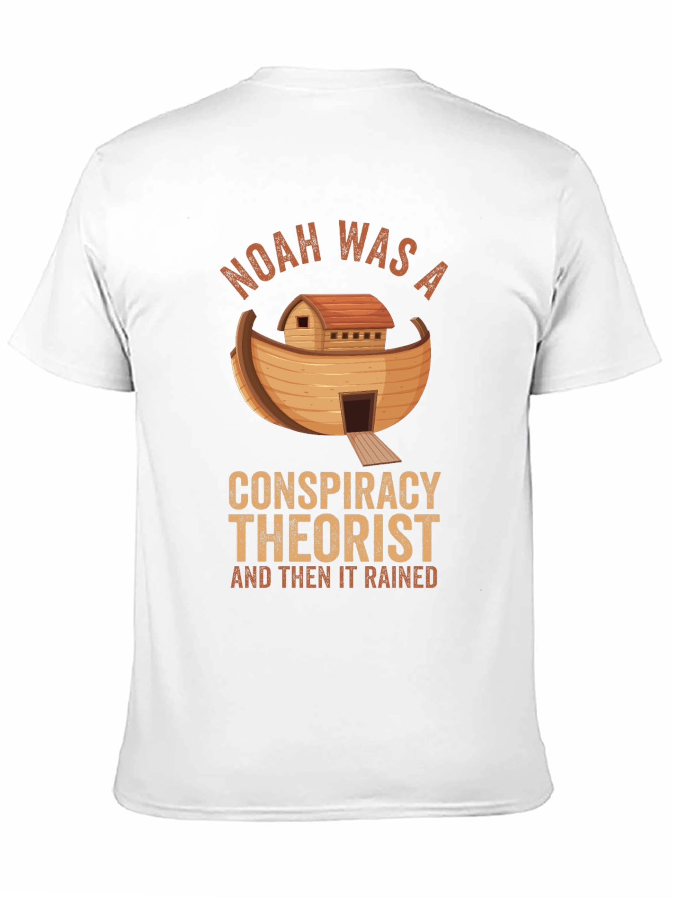 Black Noah Was A Conspiracy Theorist T-Shirt view 11
