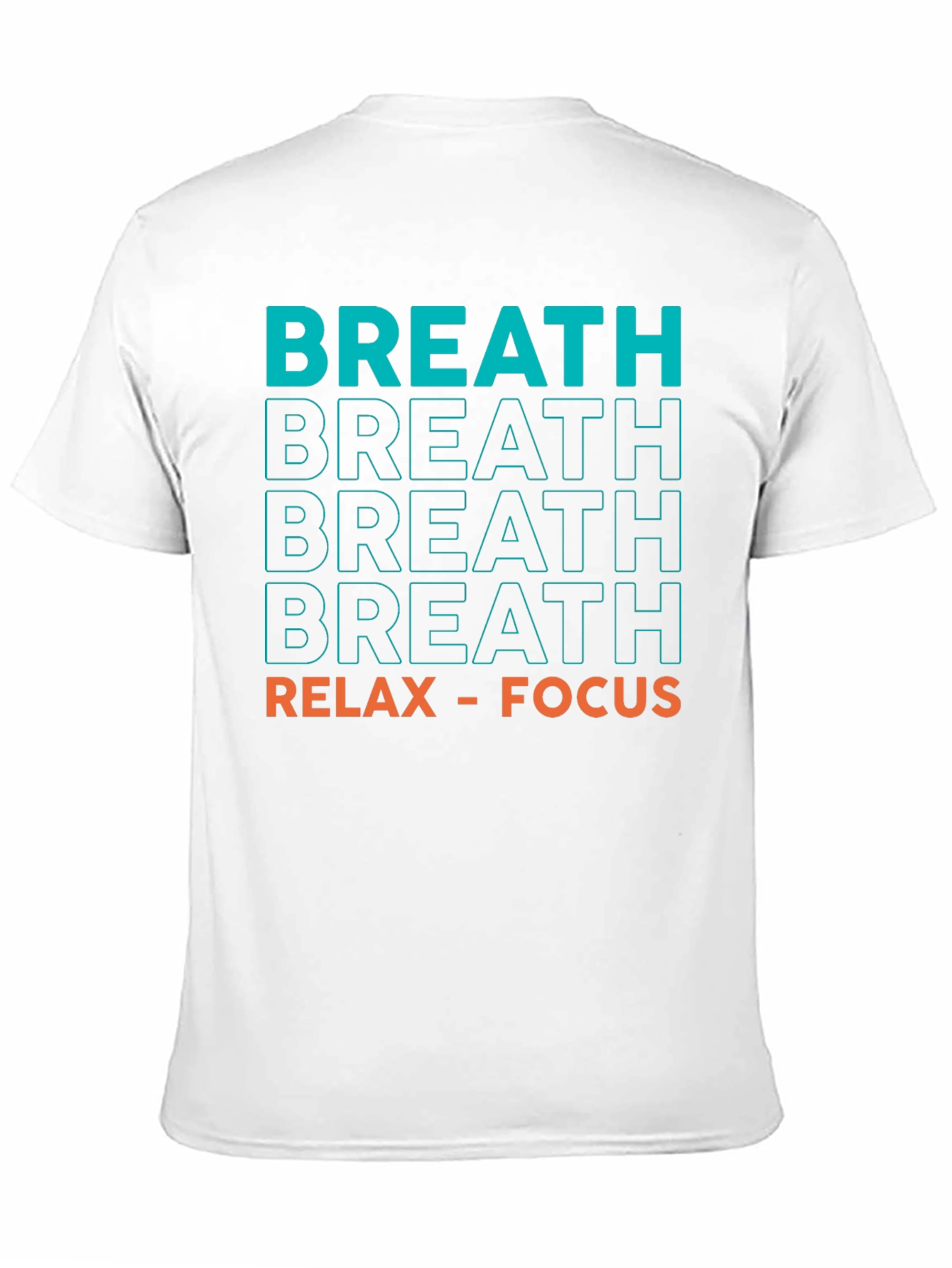Breathe Relax Focus Graphic Tee - Black - 11