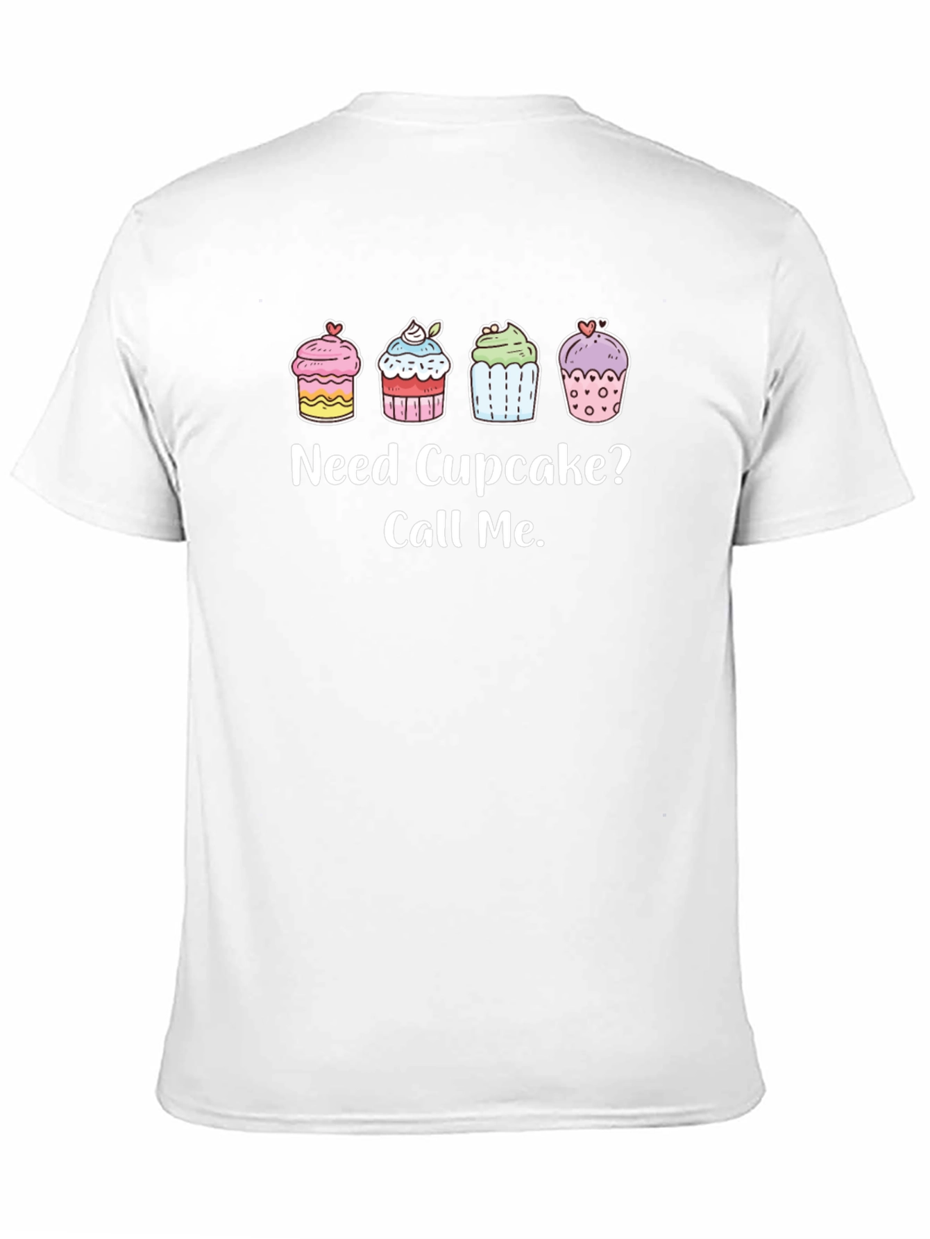 Black Need Cupcake? Graphic T-Shirt view 11