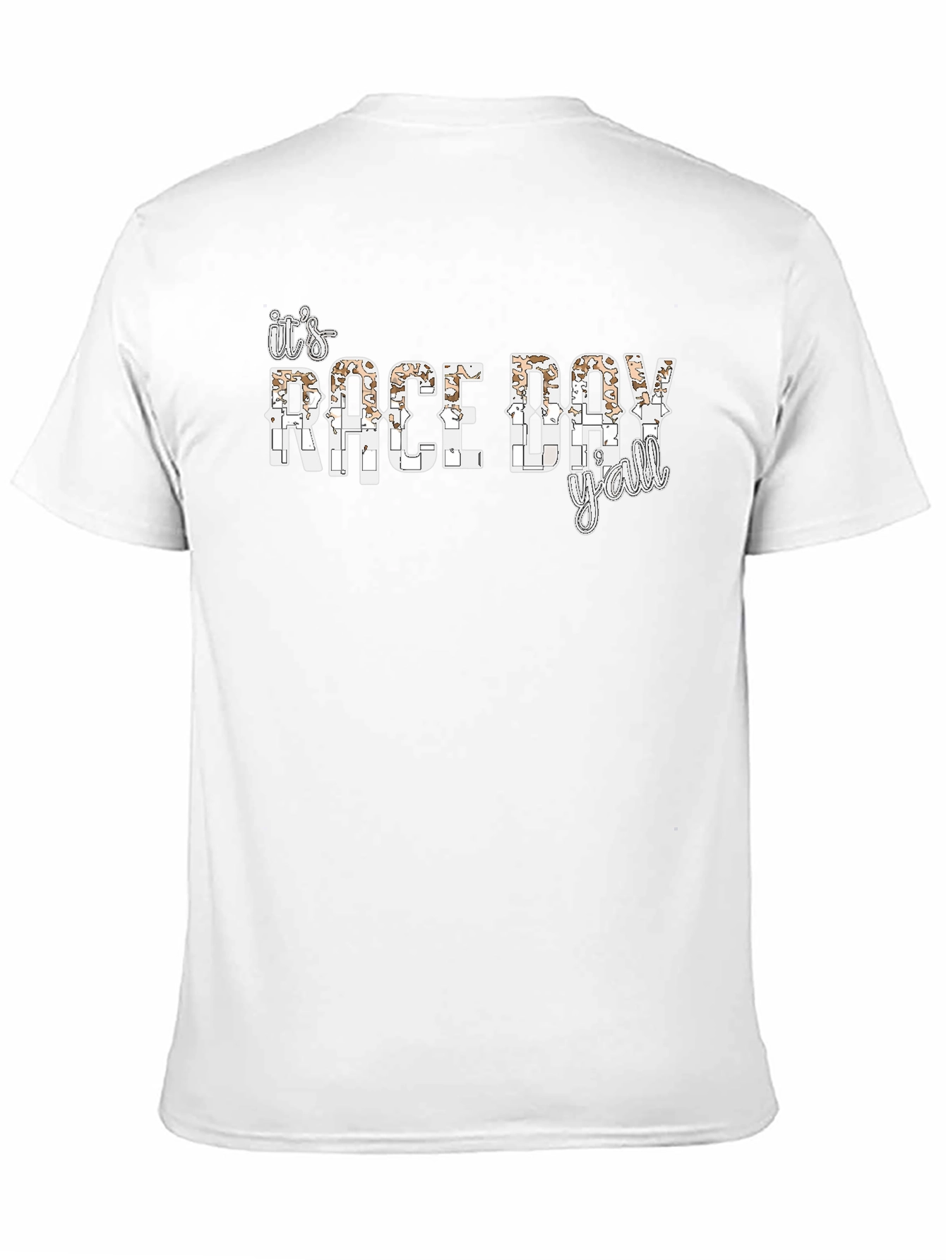 Black It's Race Day Y'all Black T-Shirt view 11