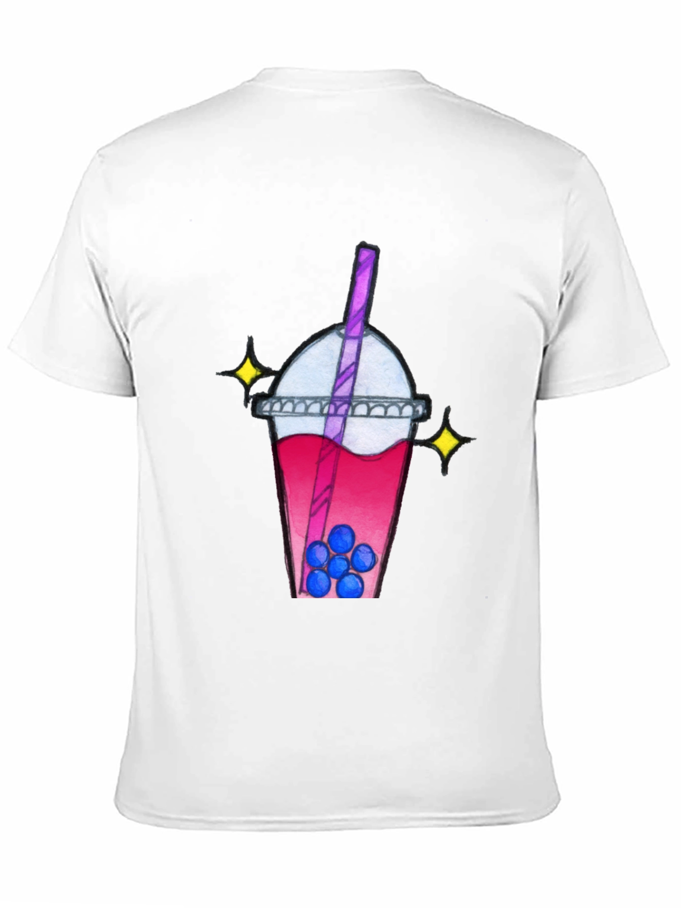 Black Boba Tea Graphic Tee view 11