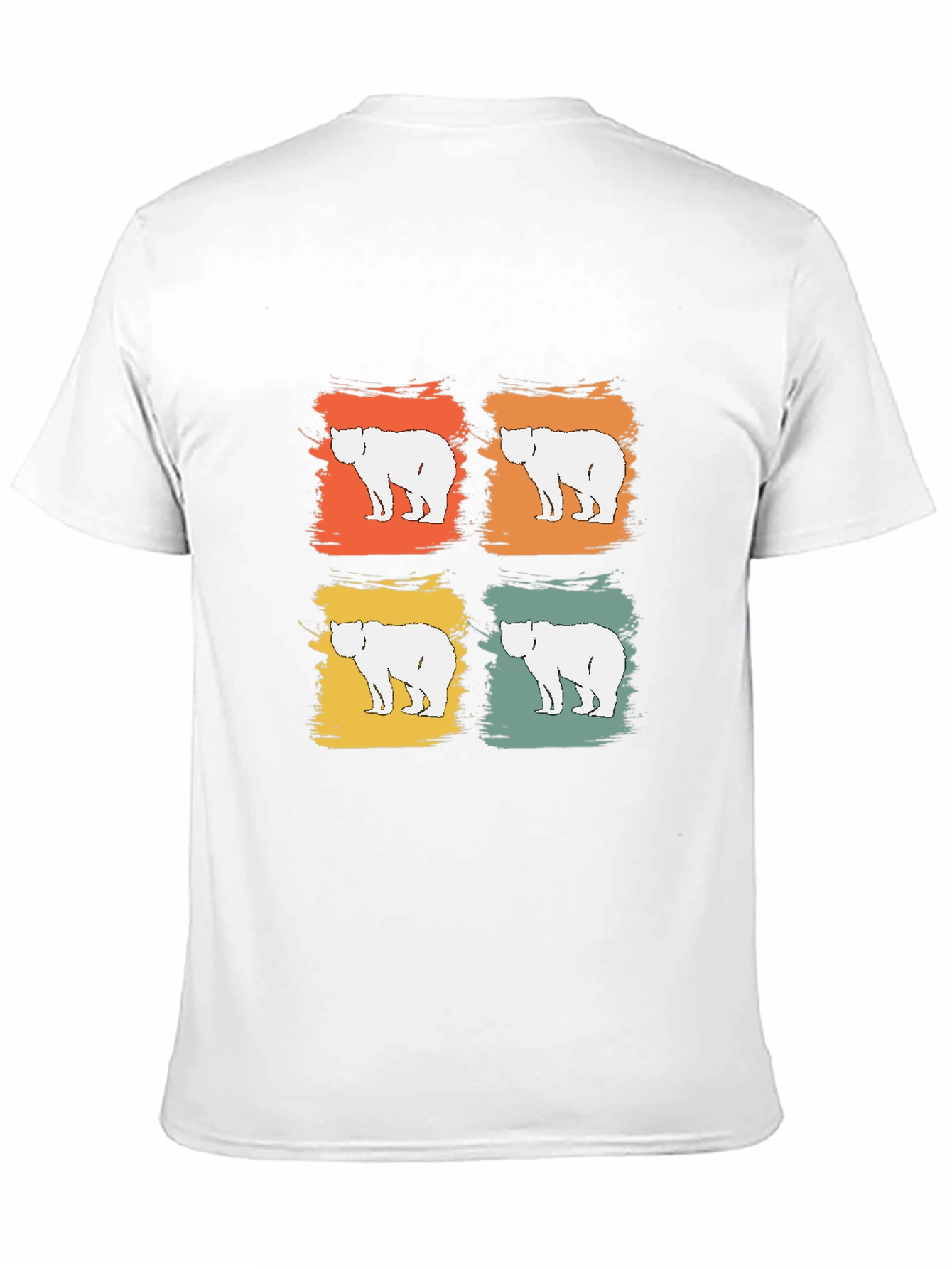 Black Retro Bear Graphic Tee - Modern Vintage Style view 11