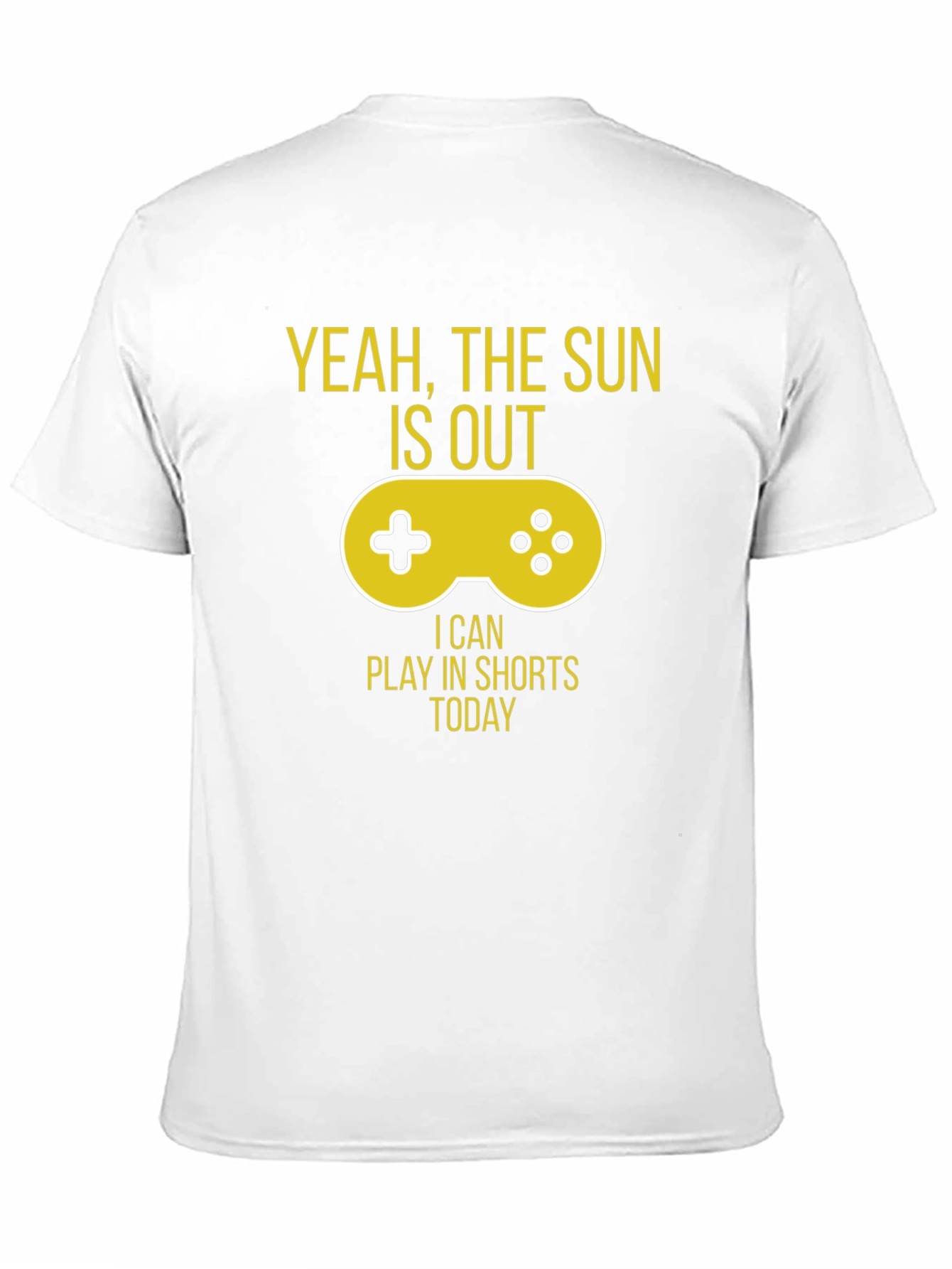 Black Yeah, The Sun is Out Gaming T-Shirt view 11