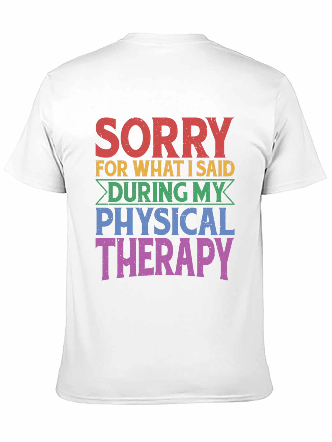 Black Sorry Physical Therapy T-Shirt view 11