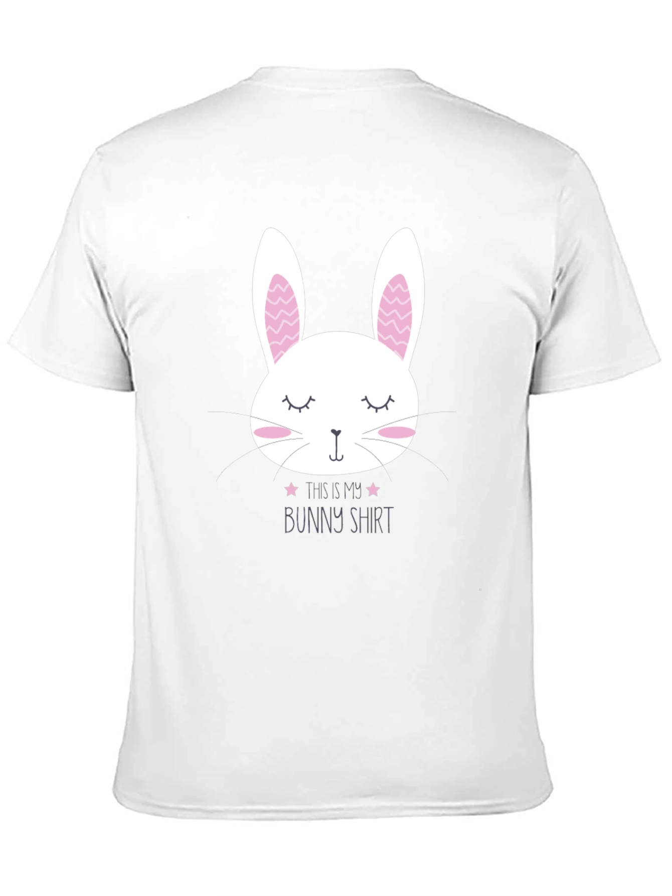 Black Bunny Shirt Cute Easter Tee view 11