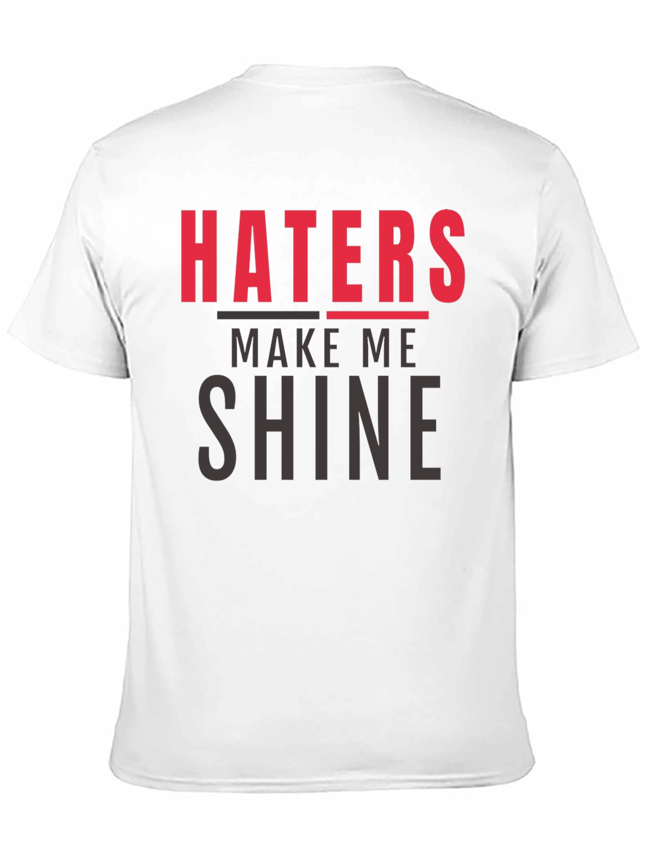 Black Haters Make Me Shine Graphic Tee - Black view 11