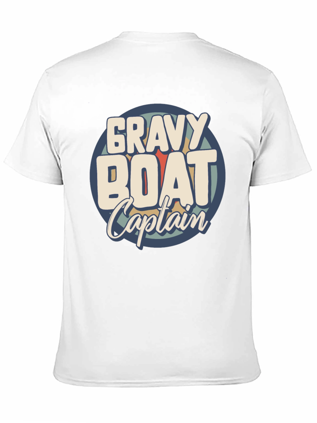 Black Gravy Boat Captain Funny T-Shirt view 11