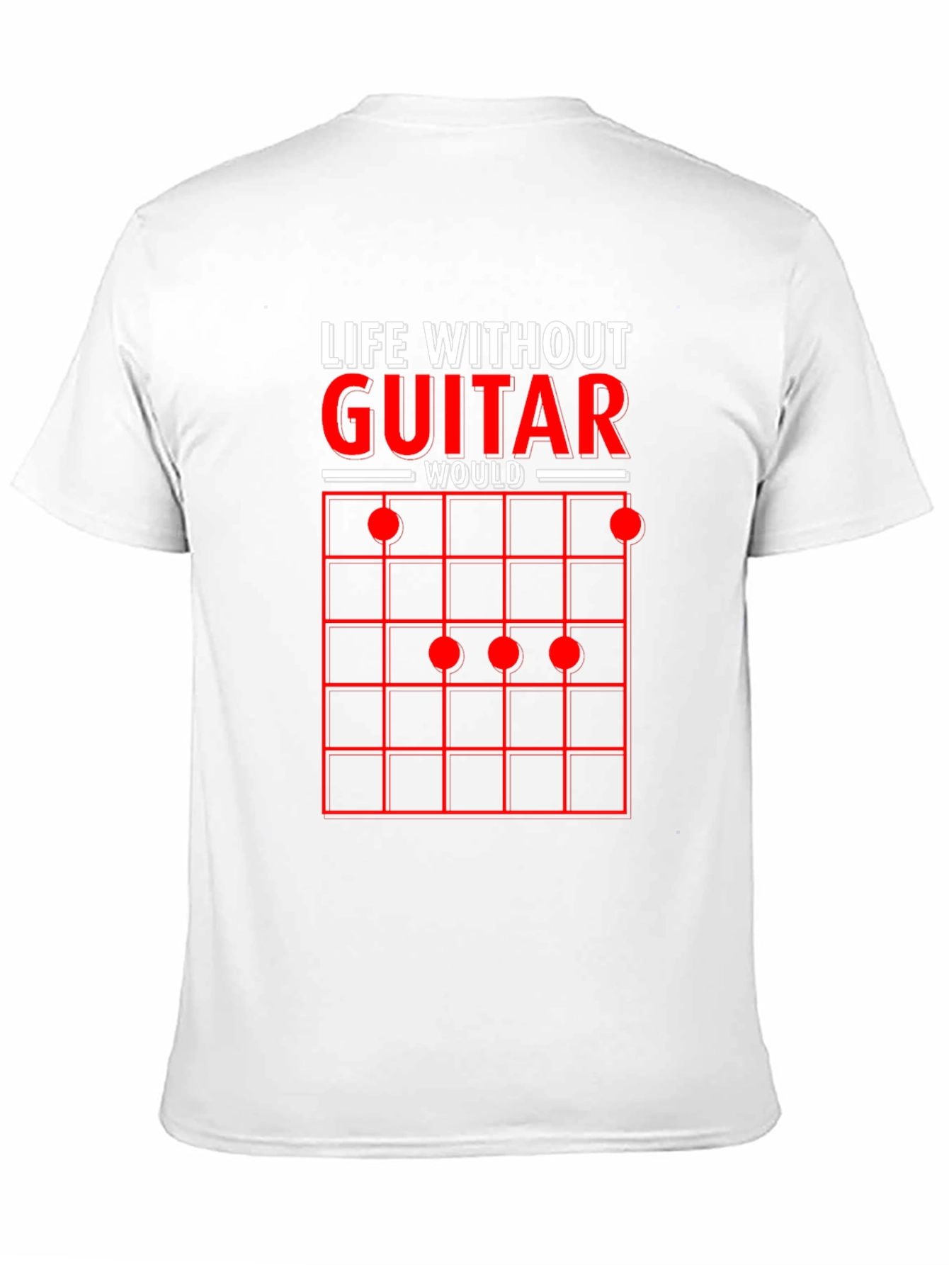 Black Life Without Guitar T-Shirt view 11
